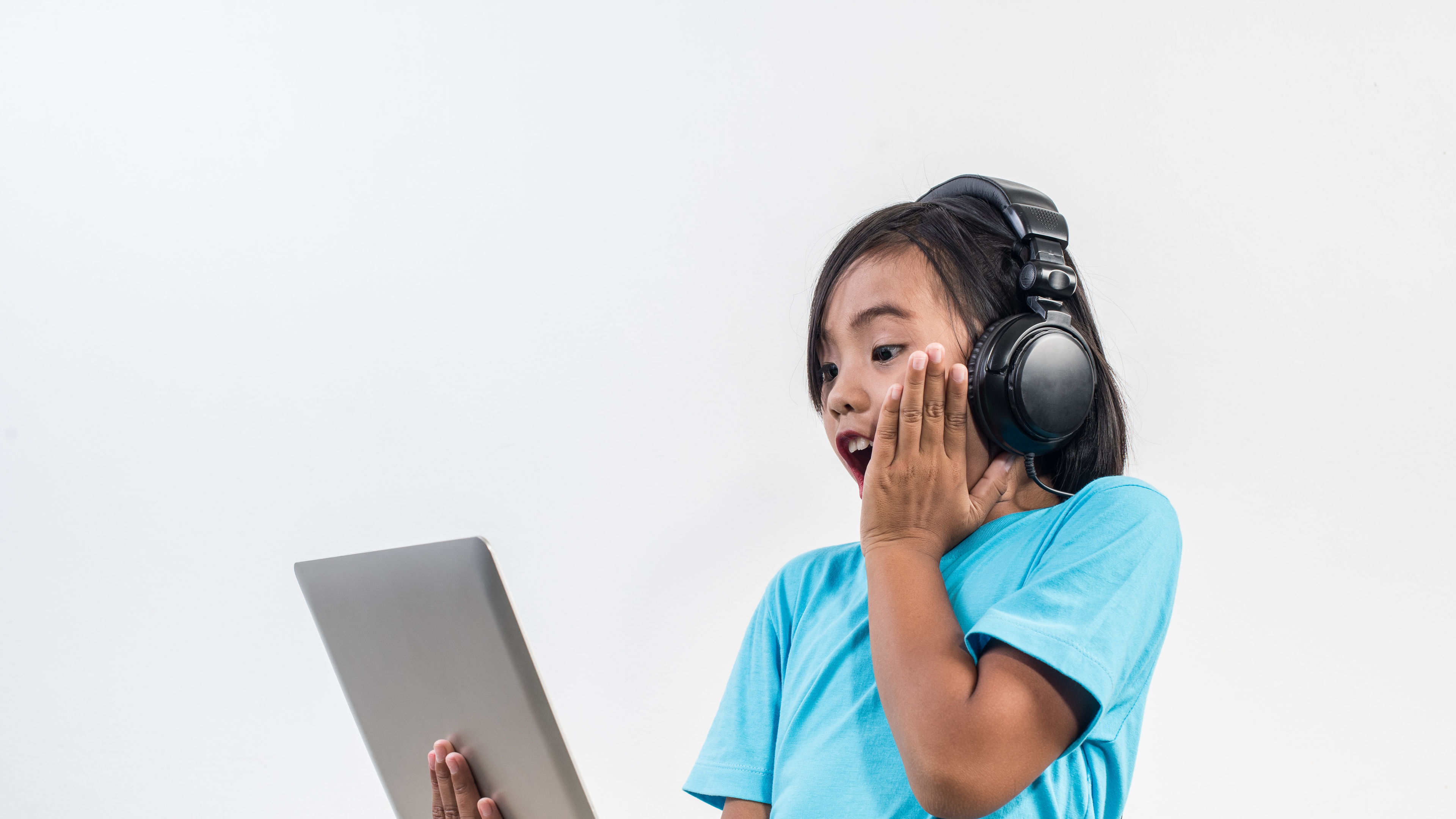 Kid with laptop