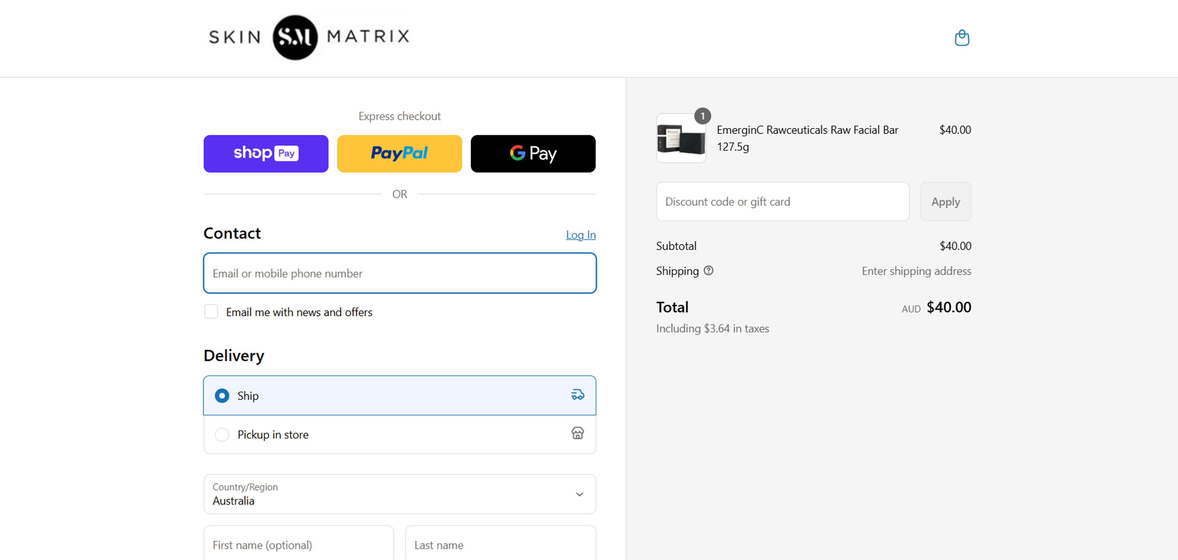 How to use coupon for Skin Matrix