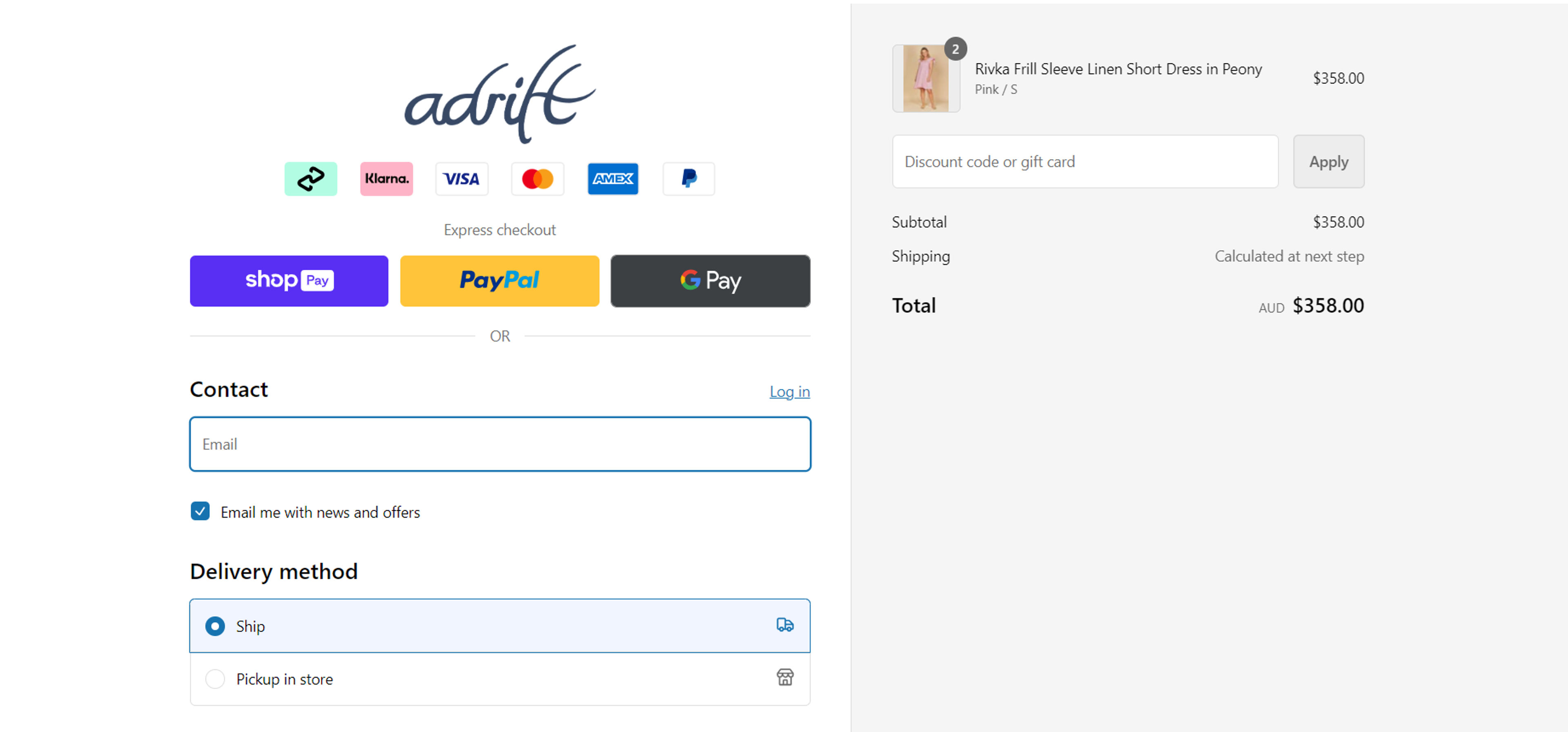 How to use Coupon for Adrift