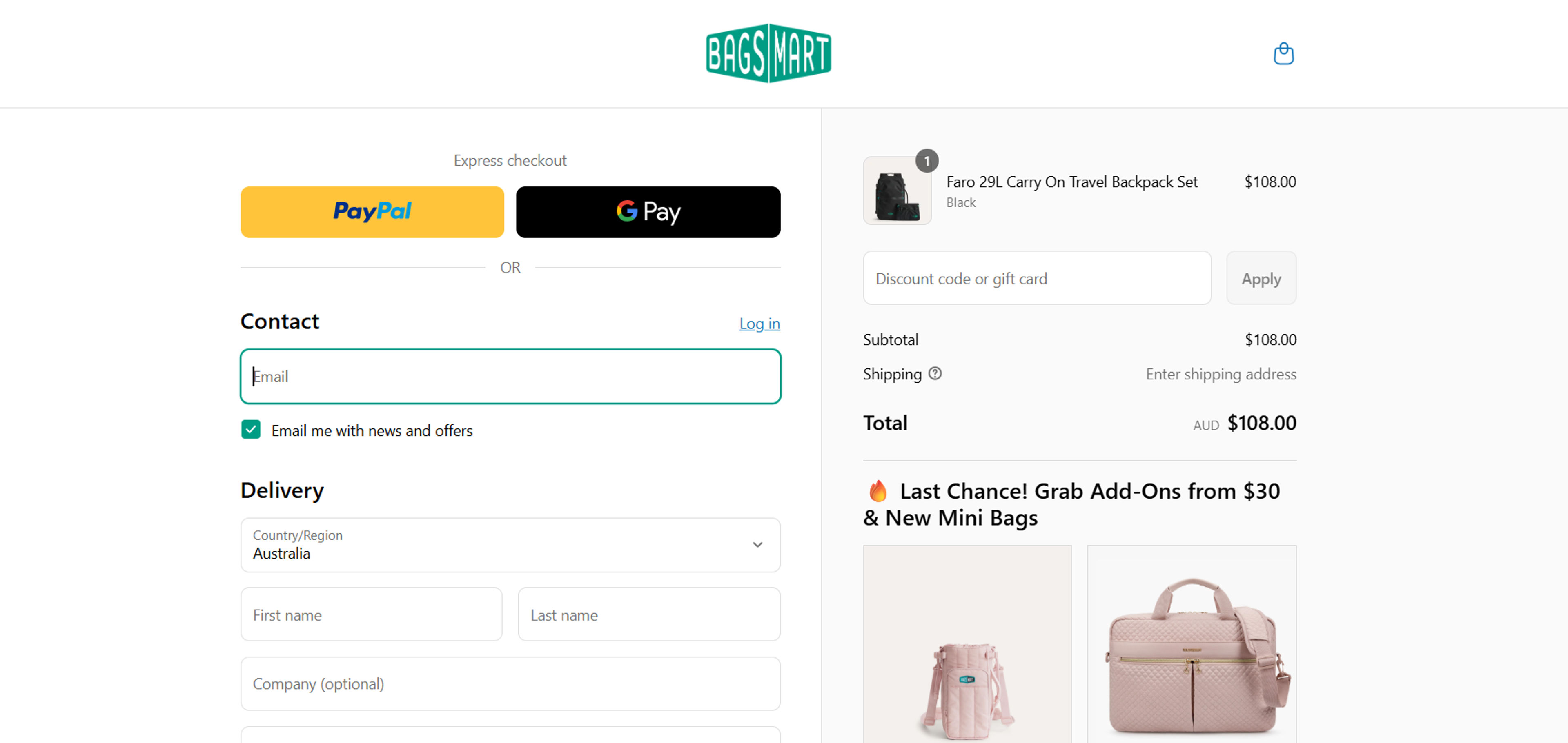 How to use Coupon for Bagsmart