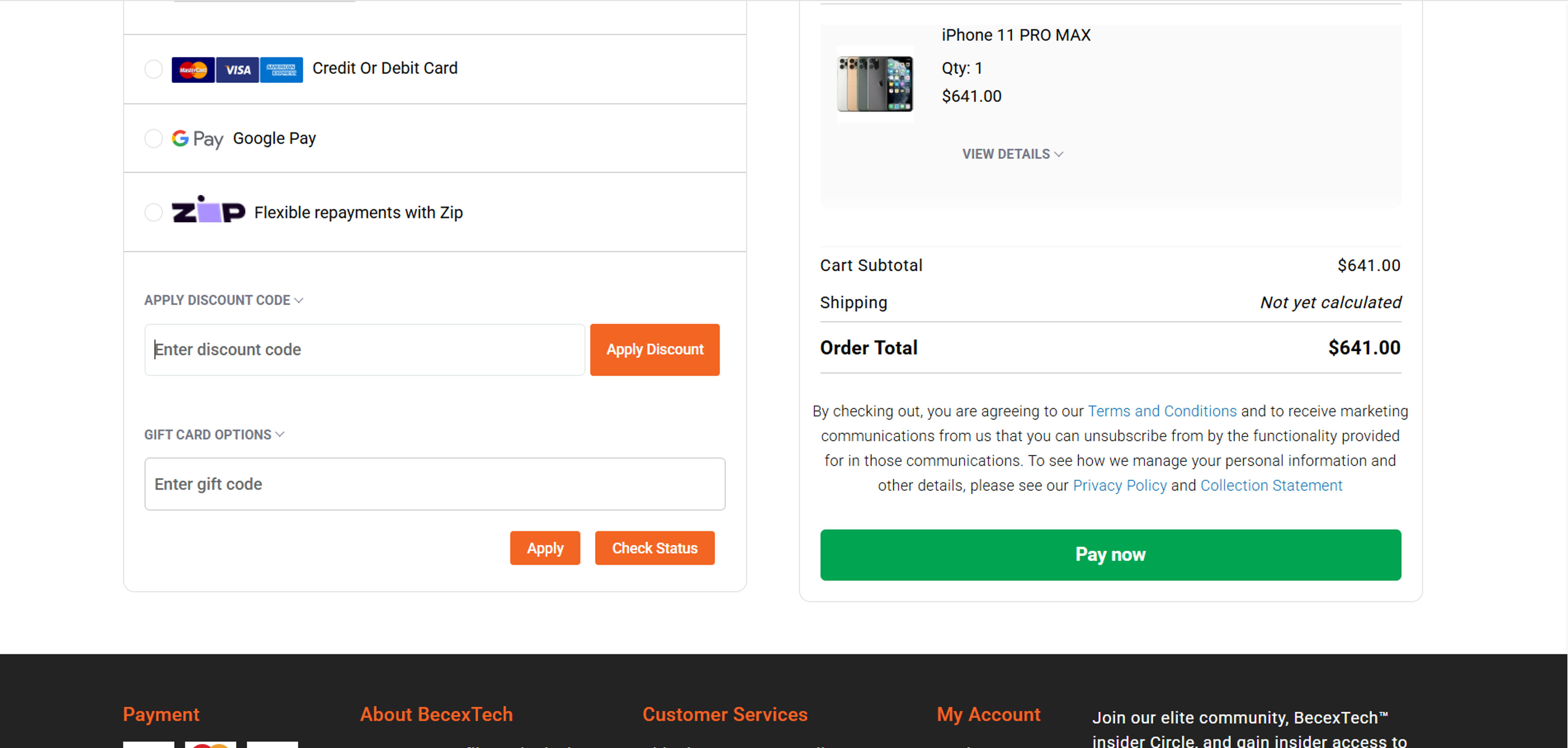 How to use coupon for Becextech