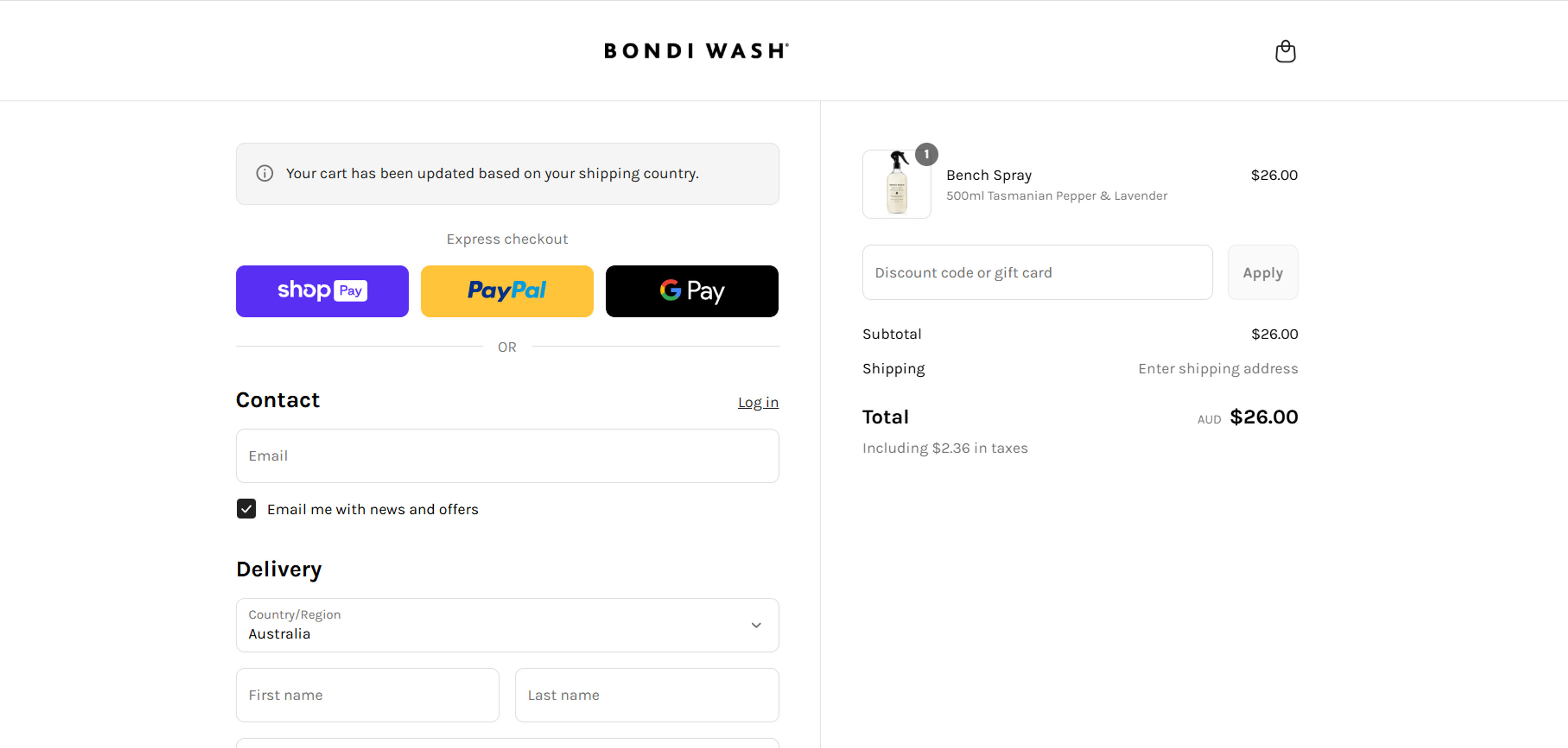 How to use Coupon for Bondi Wash