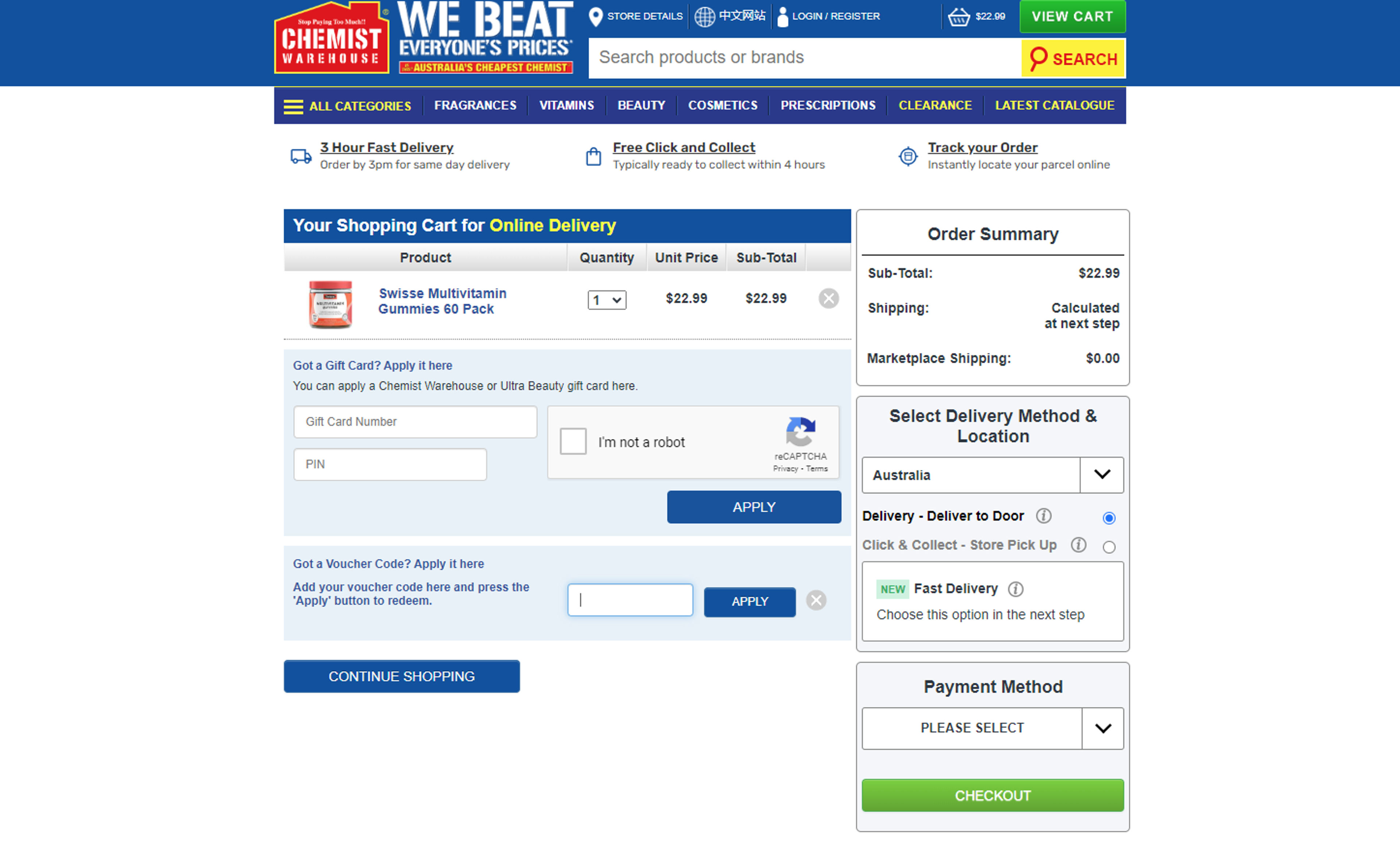 How to use Coupon for Chemist Warehouse