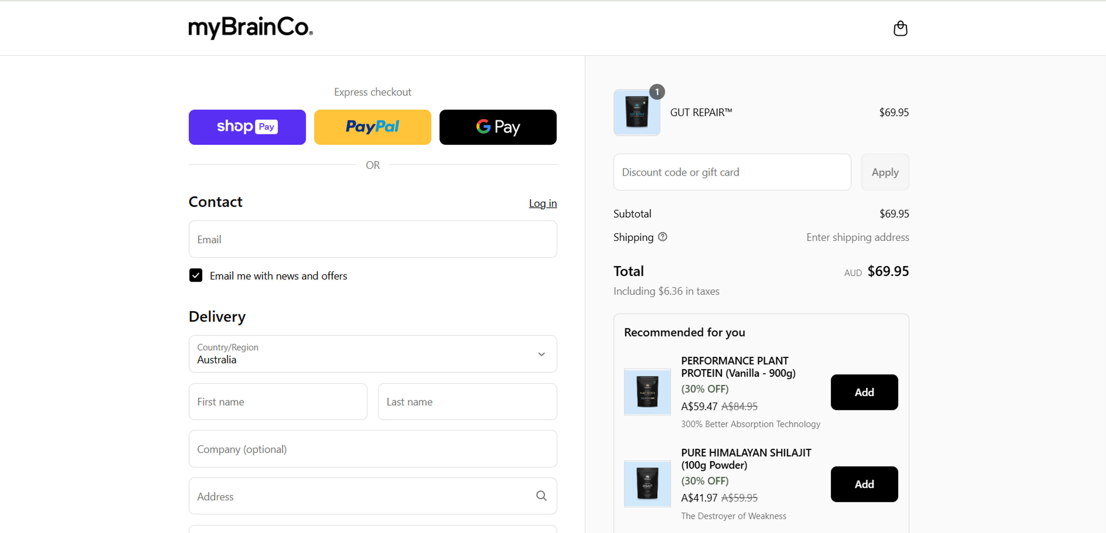 How to use coupon for MyBrainCo