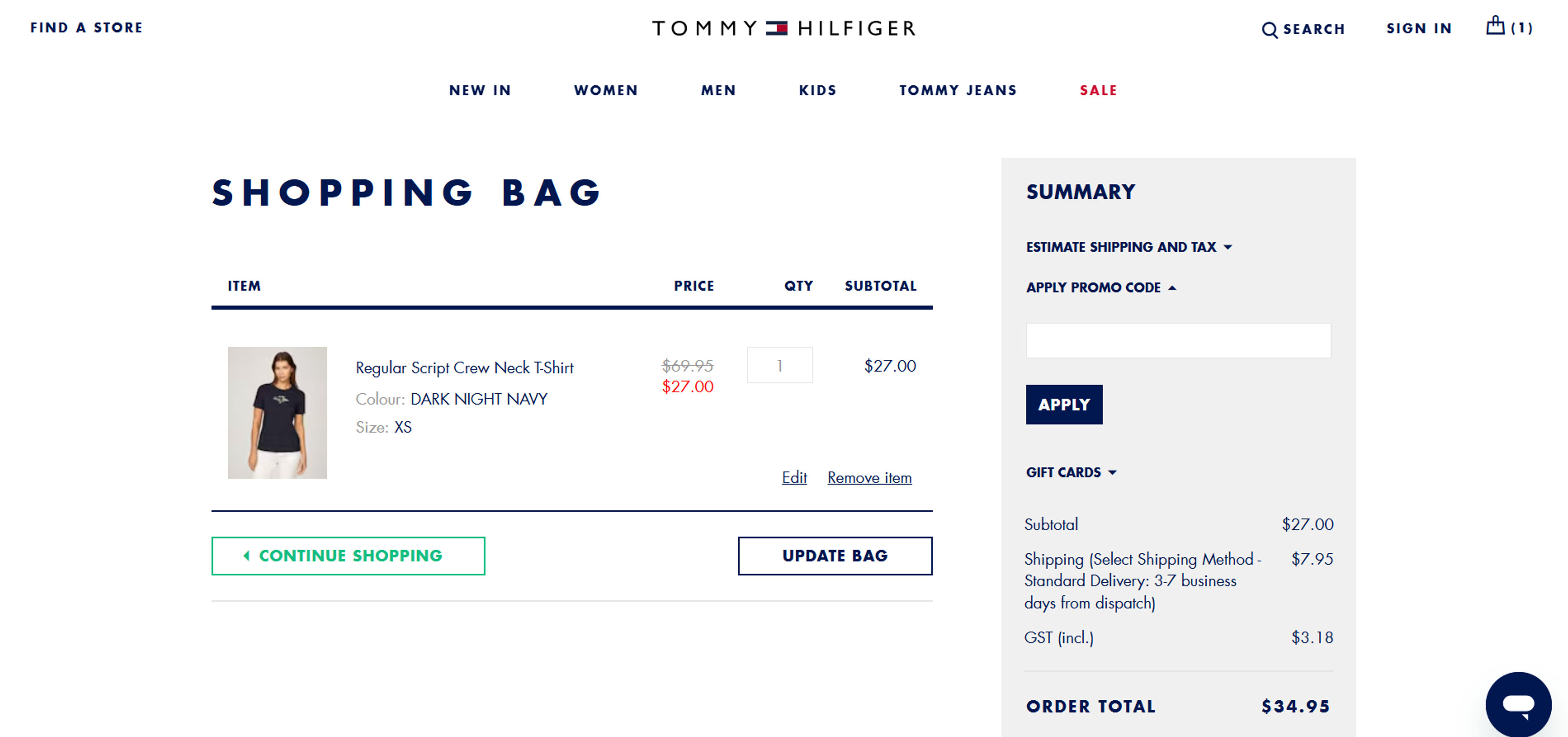 How to use coupon for Tommy Hilfiger