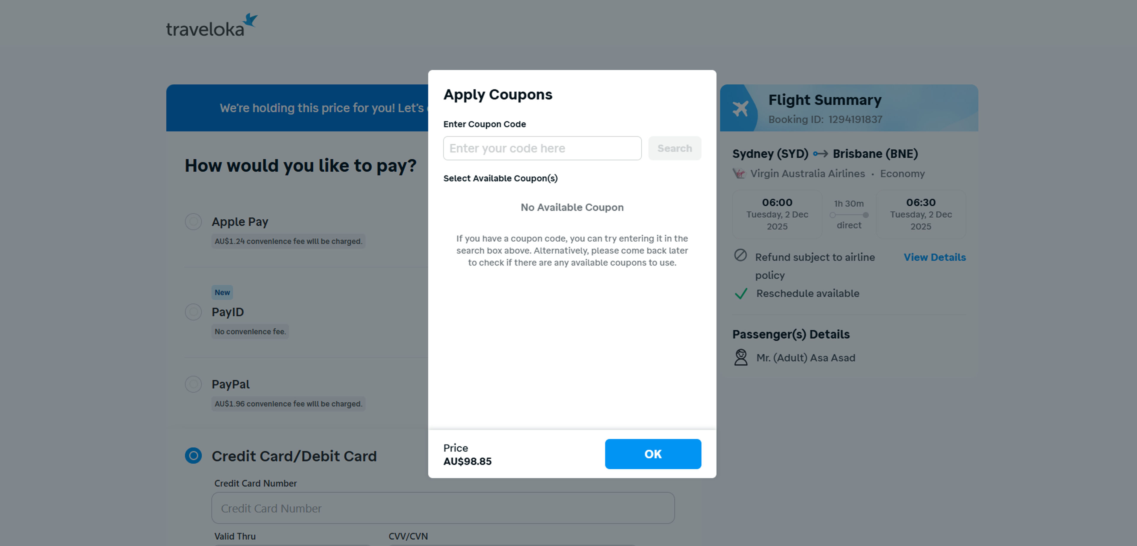 How to use coupon for  Traveloka