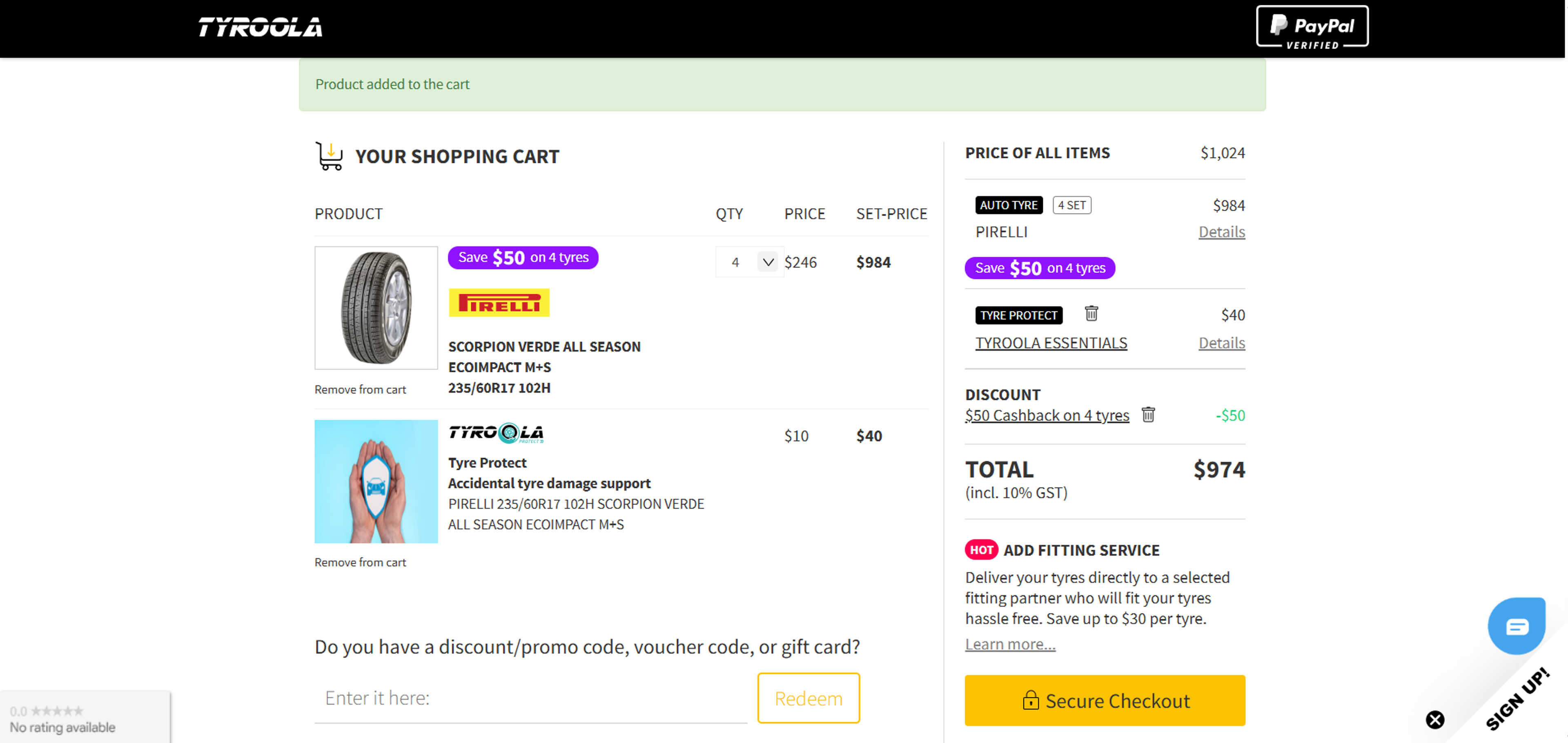 How to use coupon for Tyroola