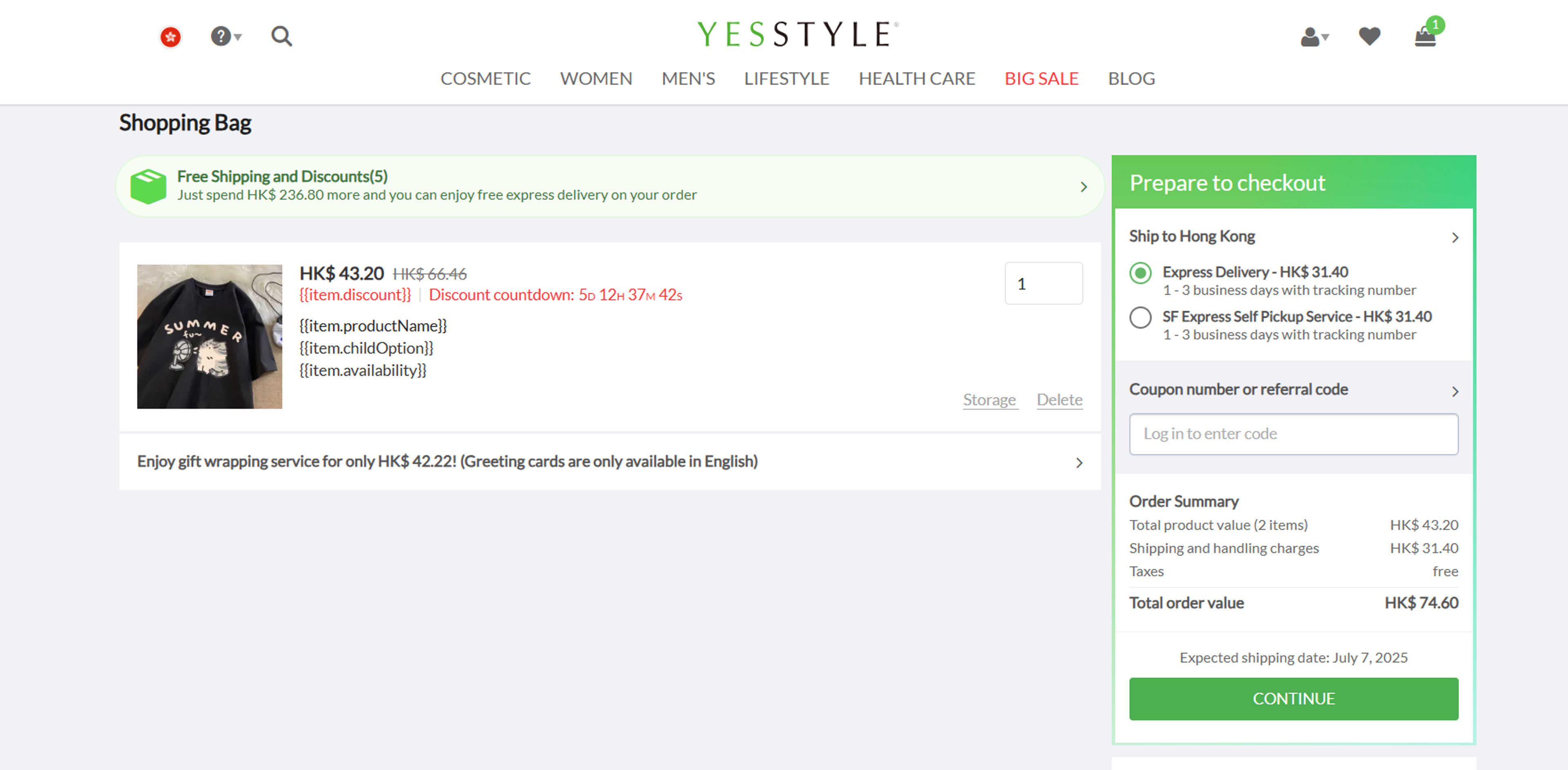 How to use coupon for YesStyle