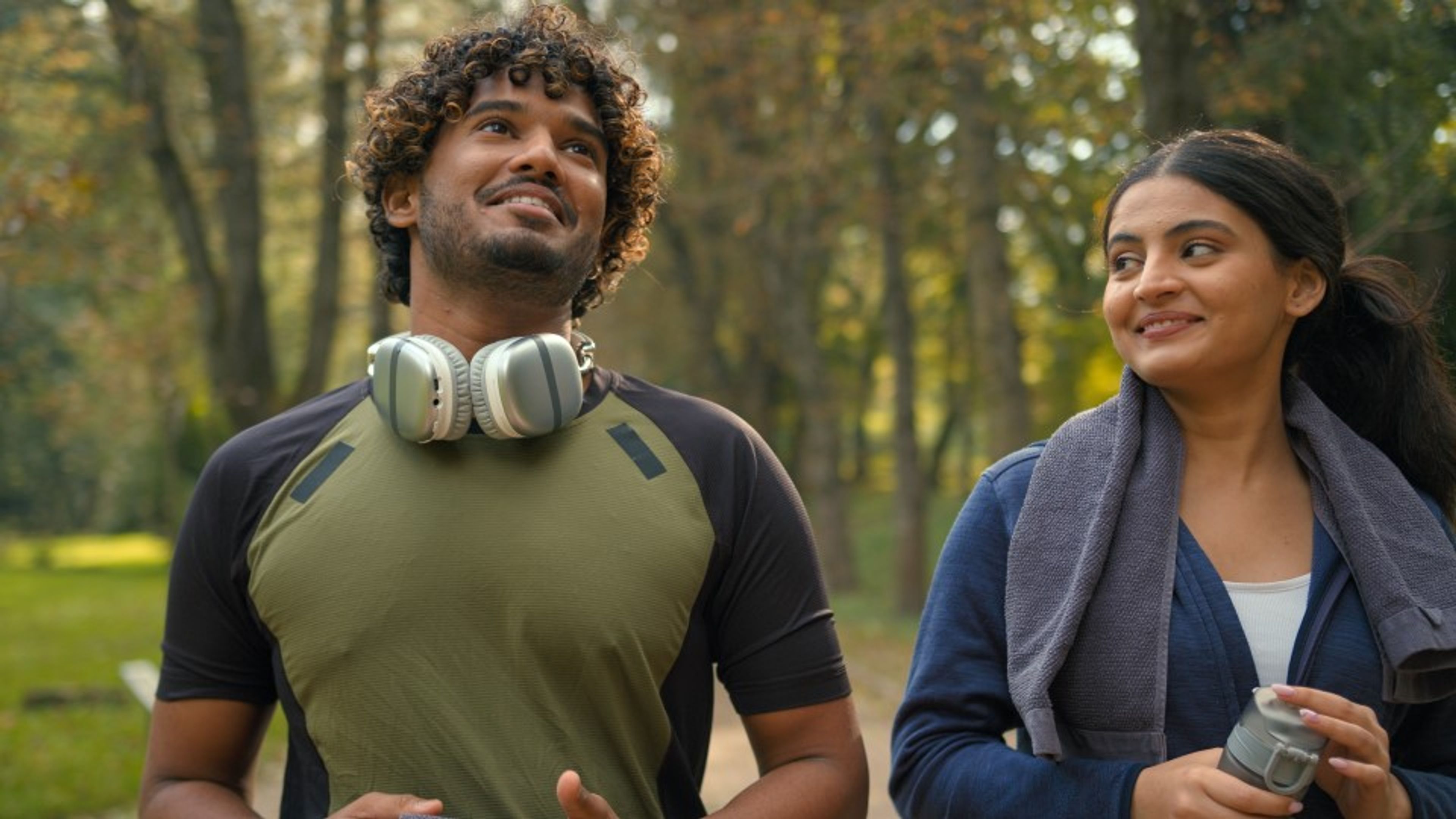 A couple on a ground 