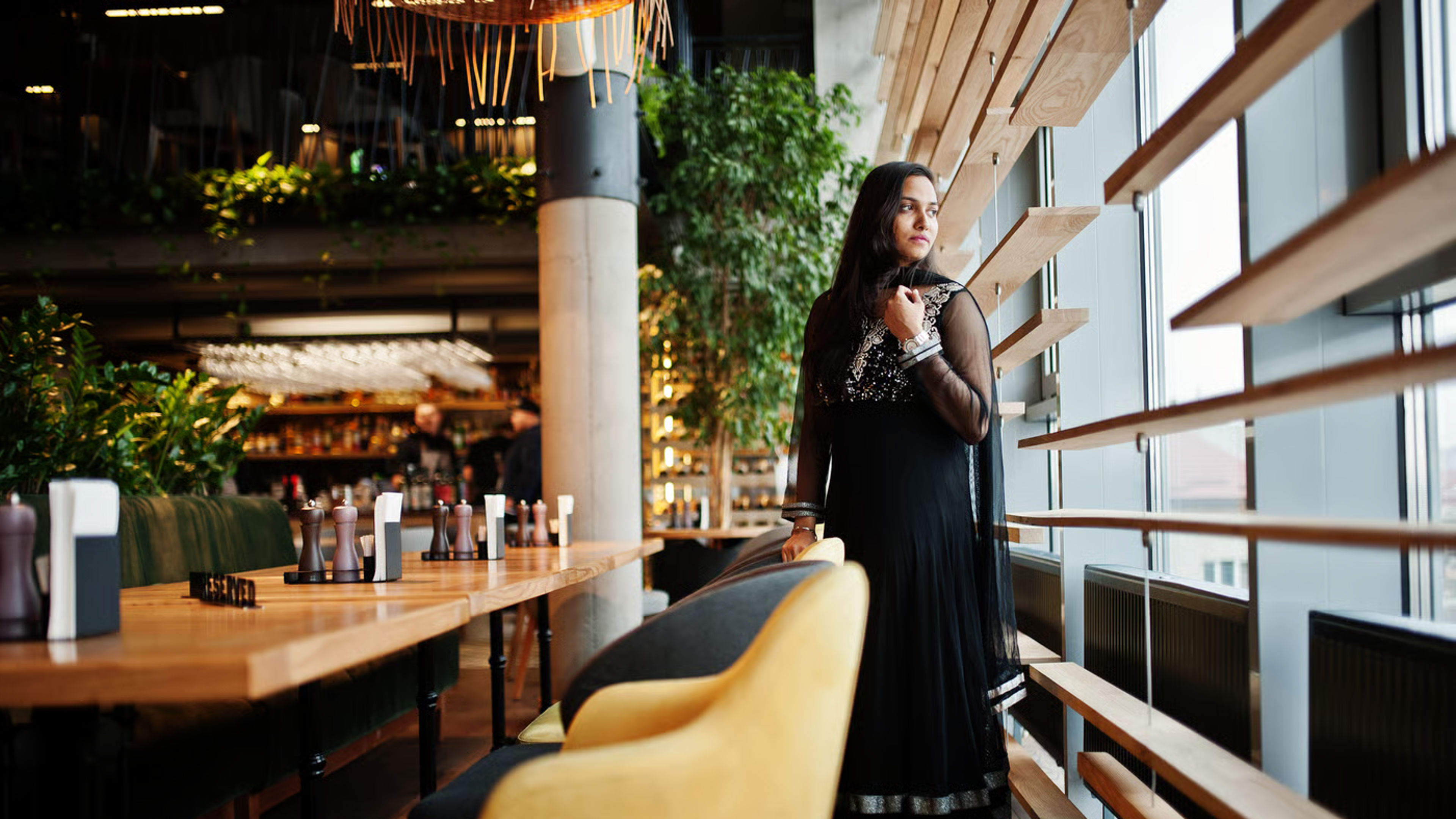 Pretty indian girl in Resort.