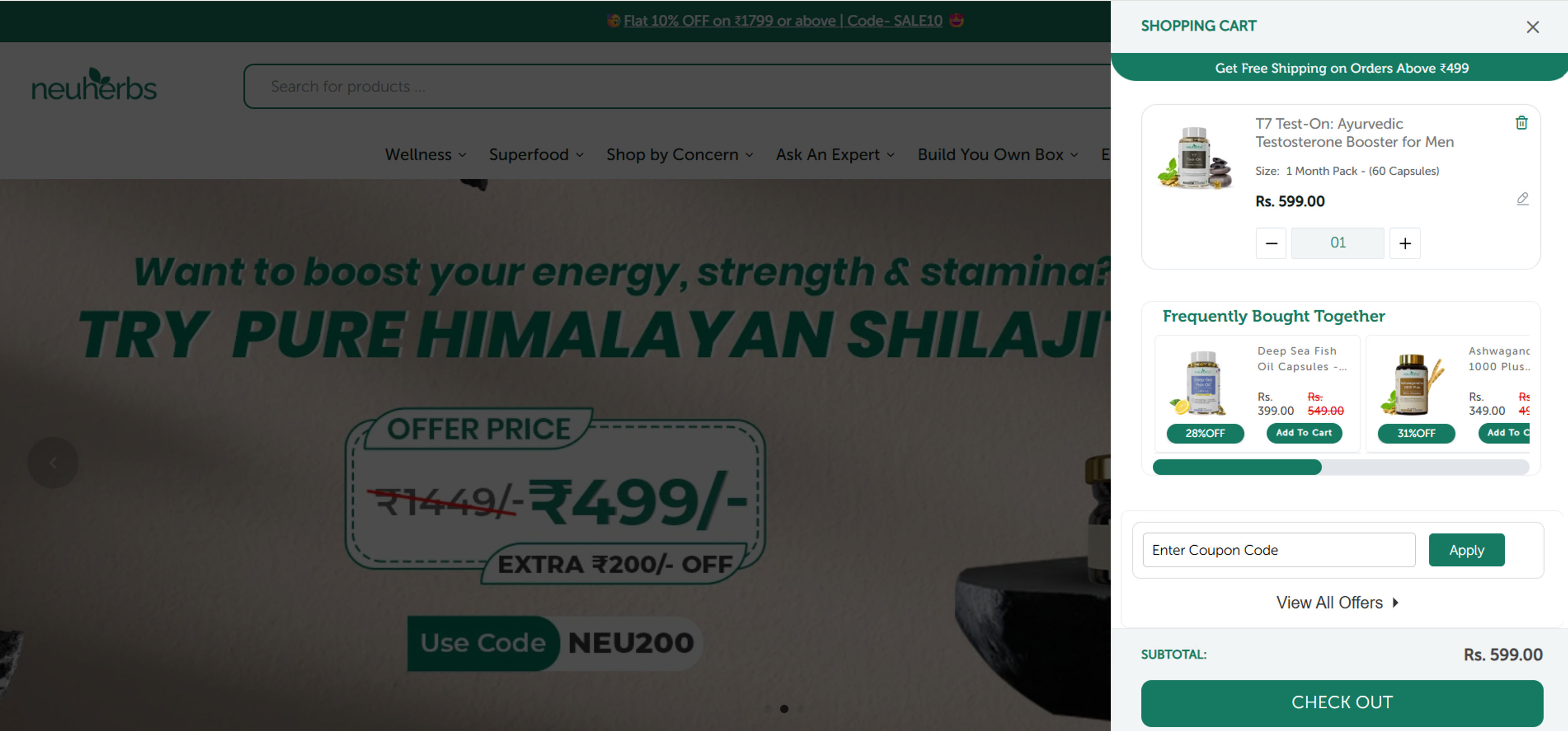 Neuherbs के लिए कूपन का उपयोग कैसे करें