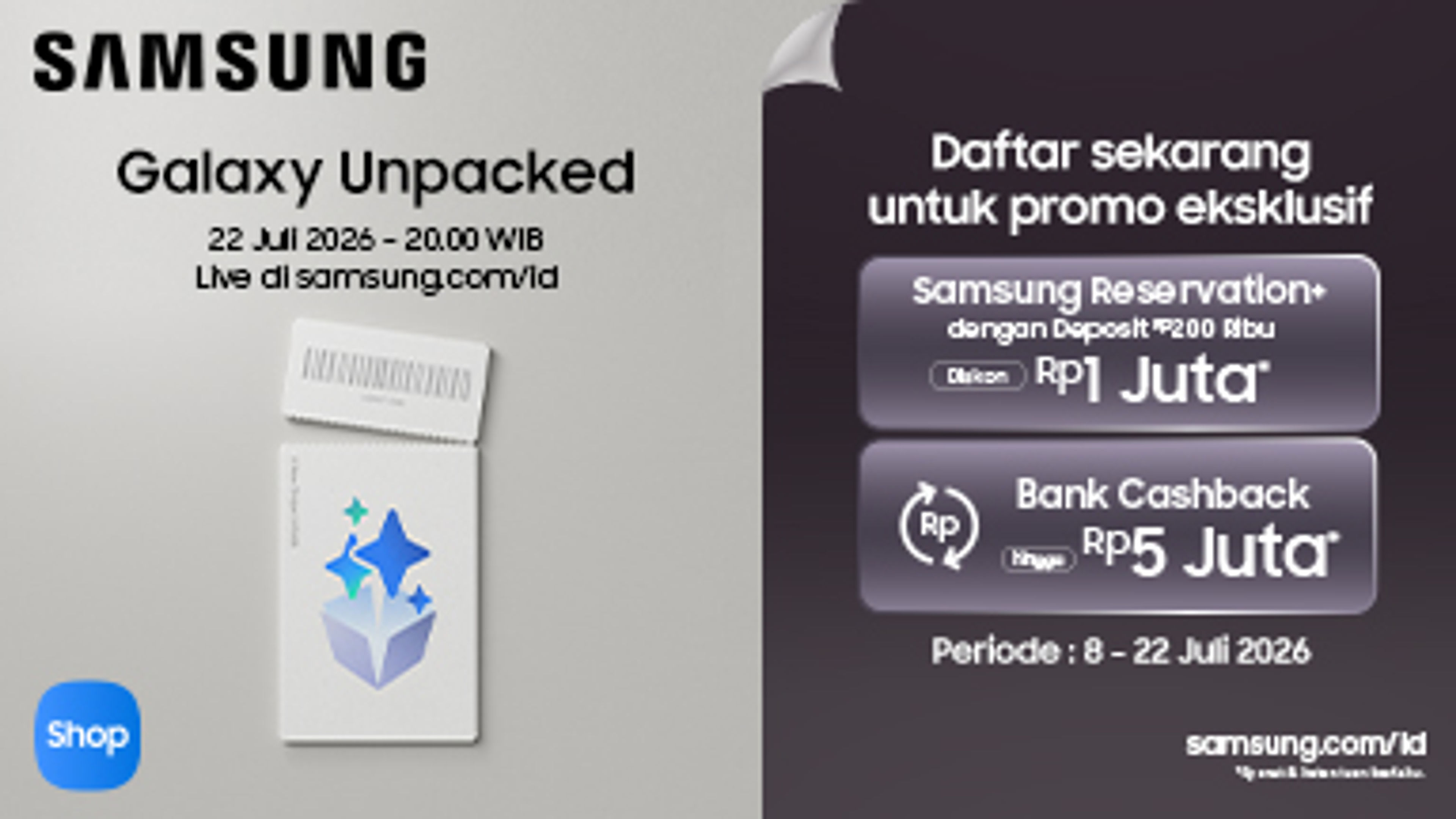Samsung e-voucher banner