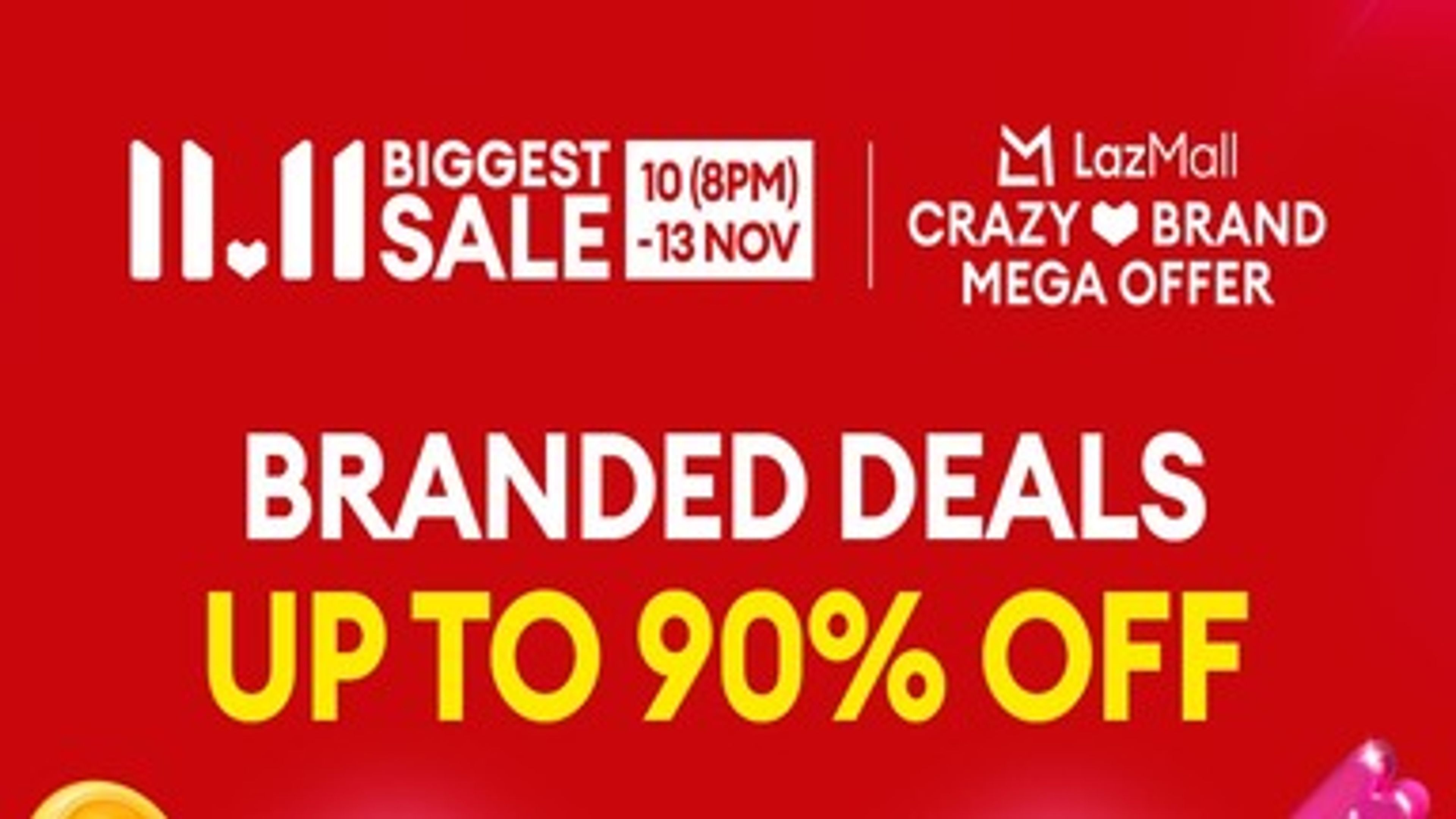 Lazada 11.11 Sale Banner Image