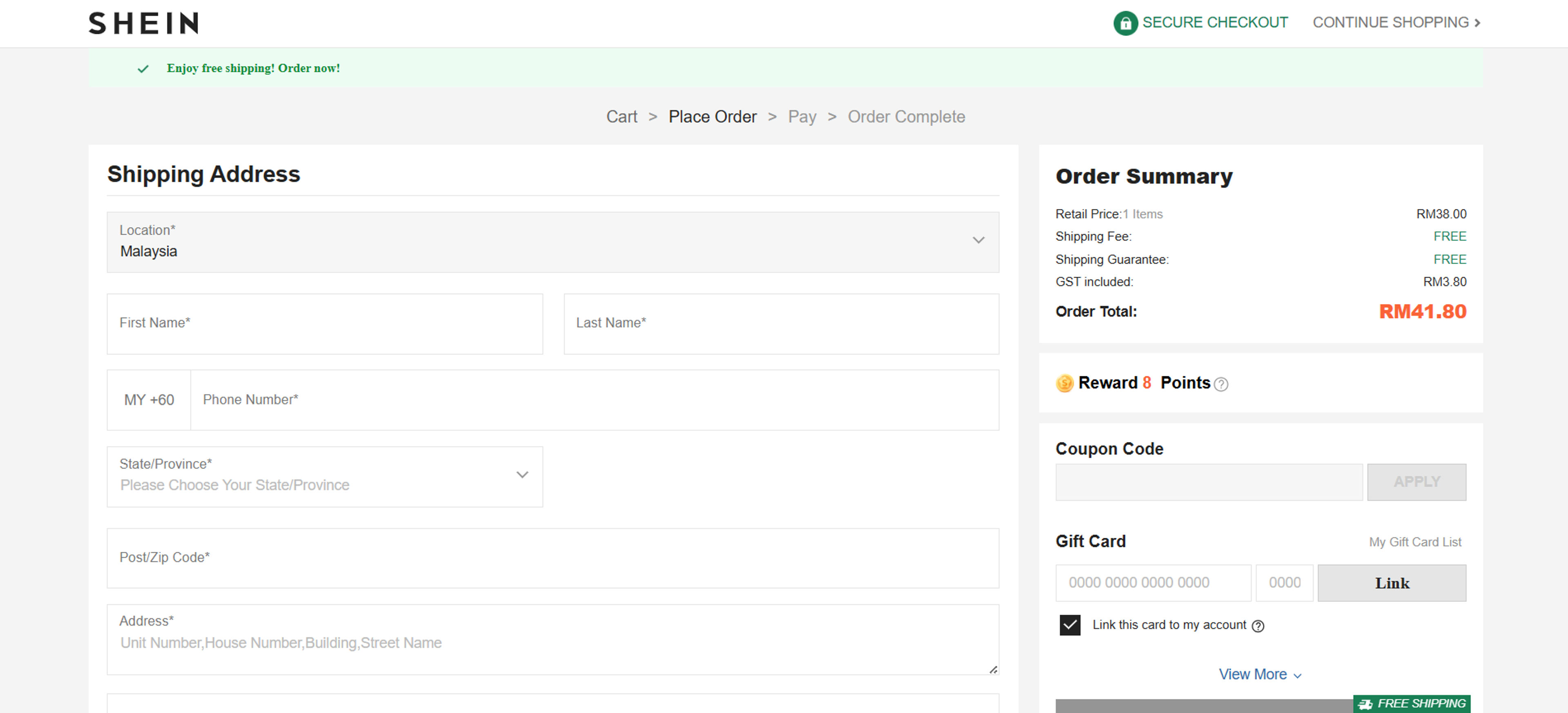 How to use Coupon for Shein