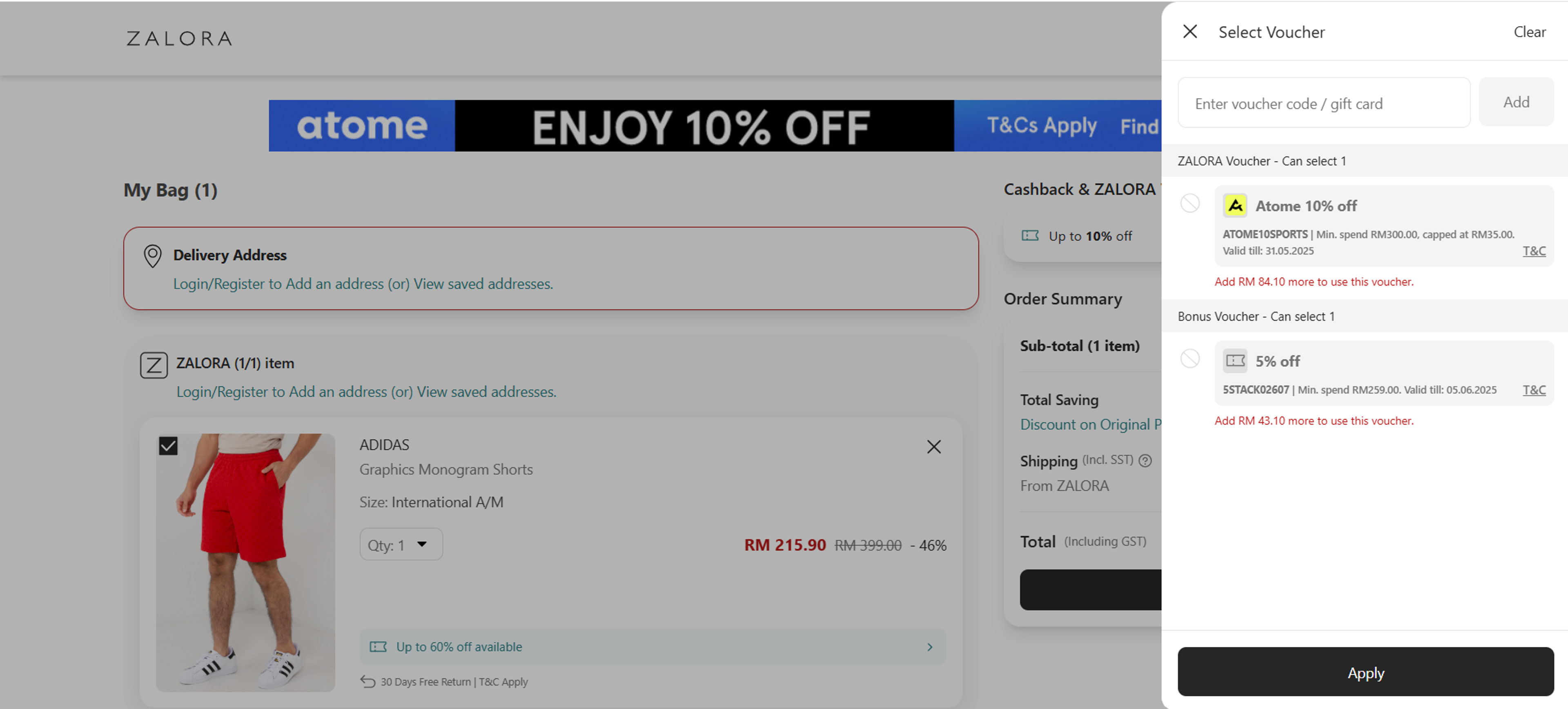 How to use coupon for Zalora
