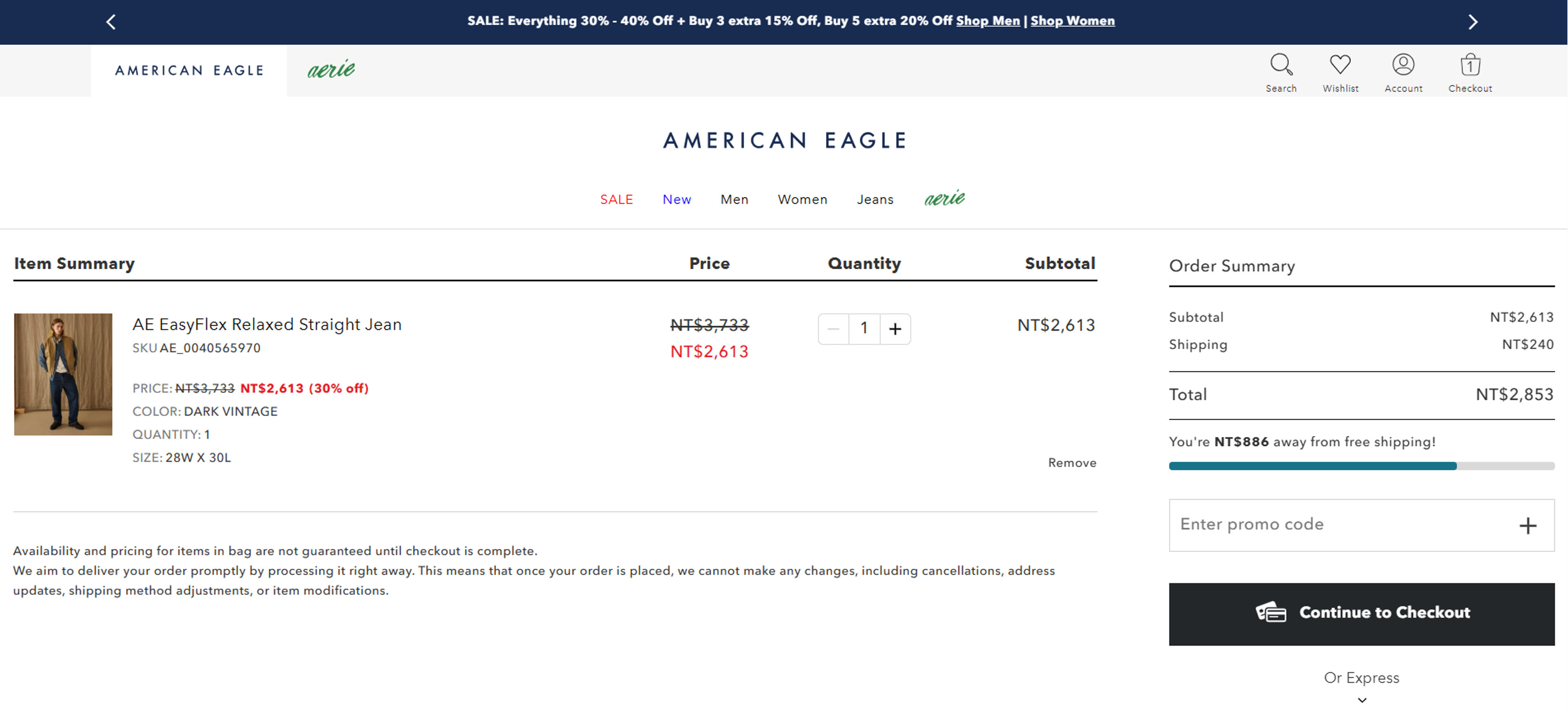 How to use Coupon for American Eagle