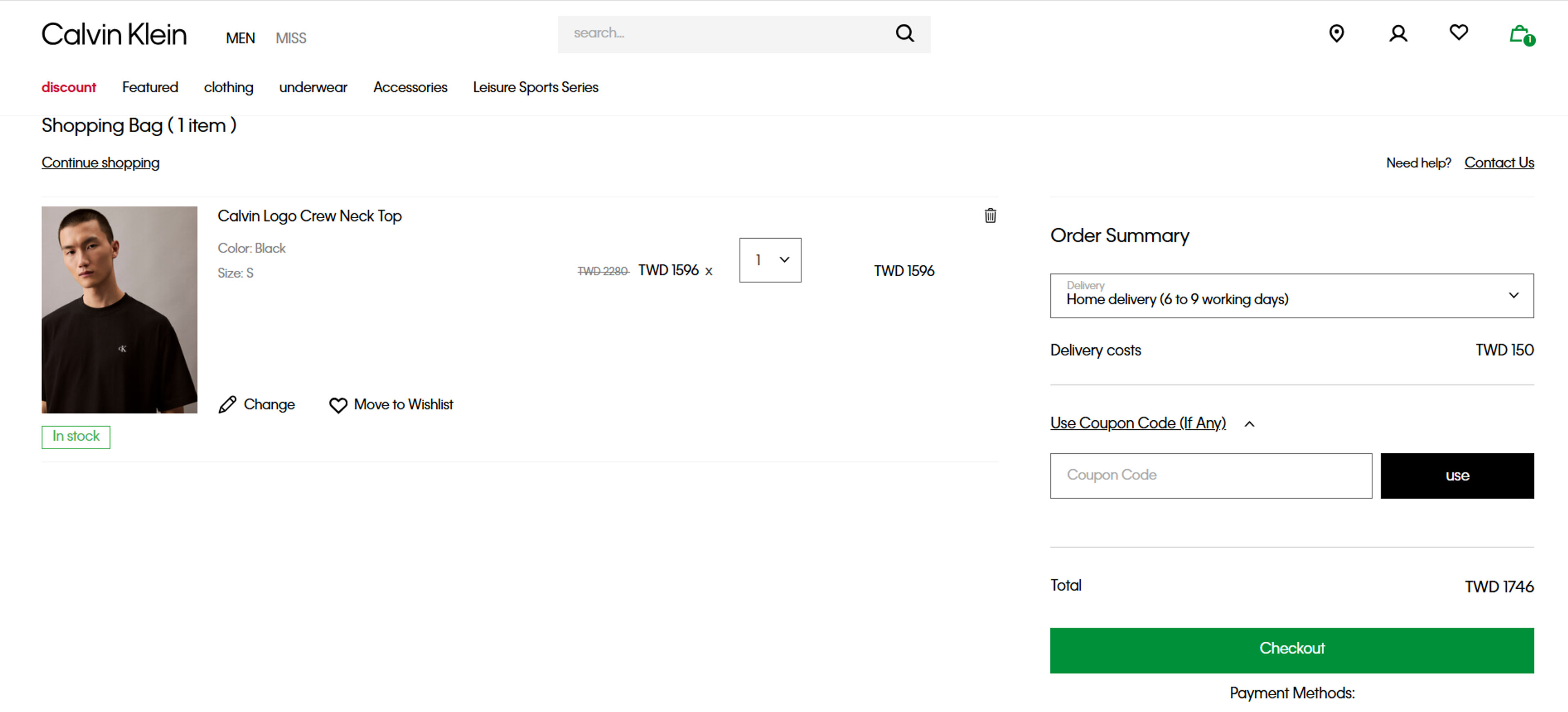 How to use Coupon for Calvin Klein