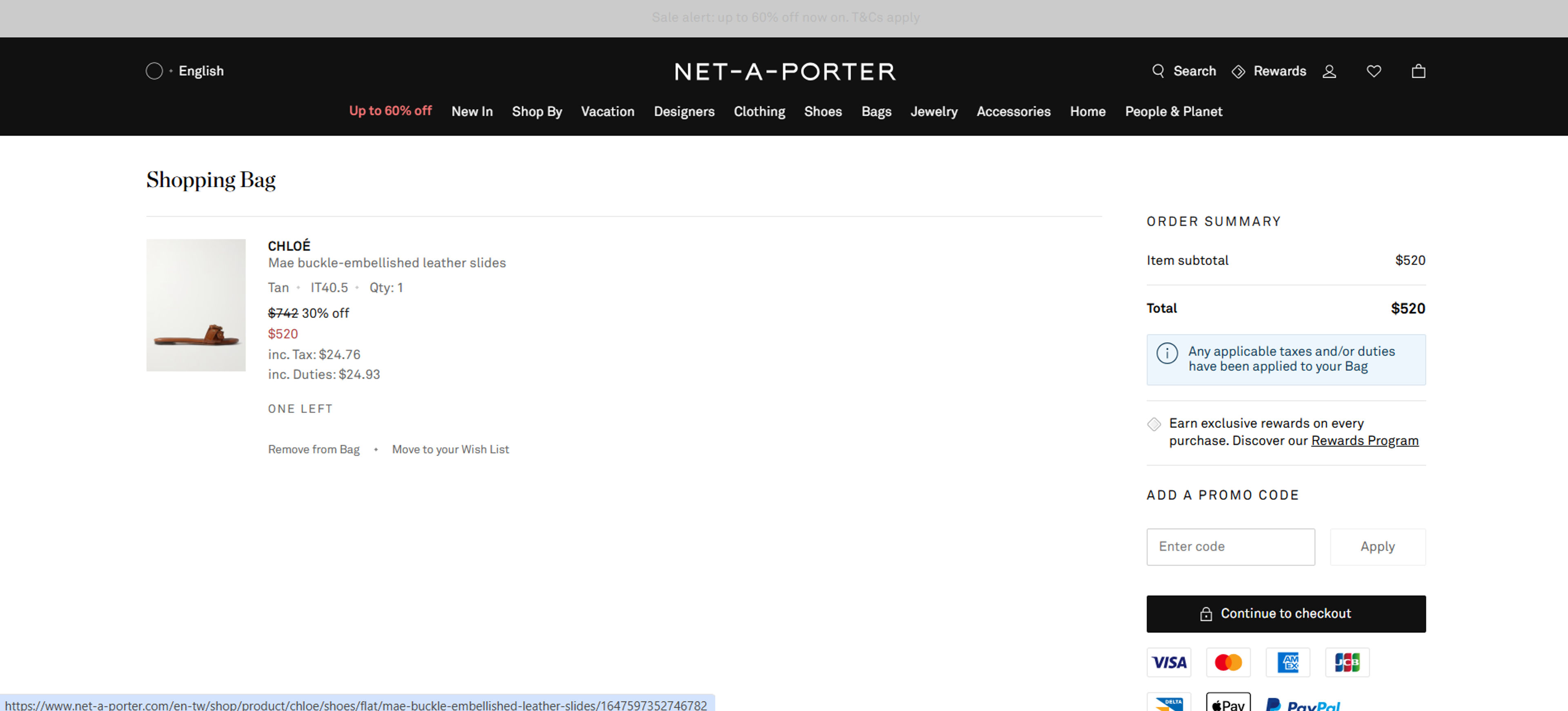 How to use Coupon for Net-a-Porter