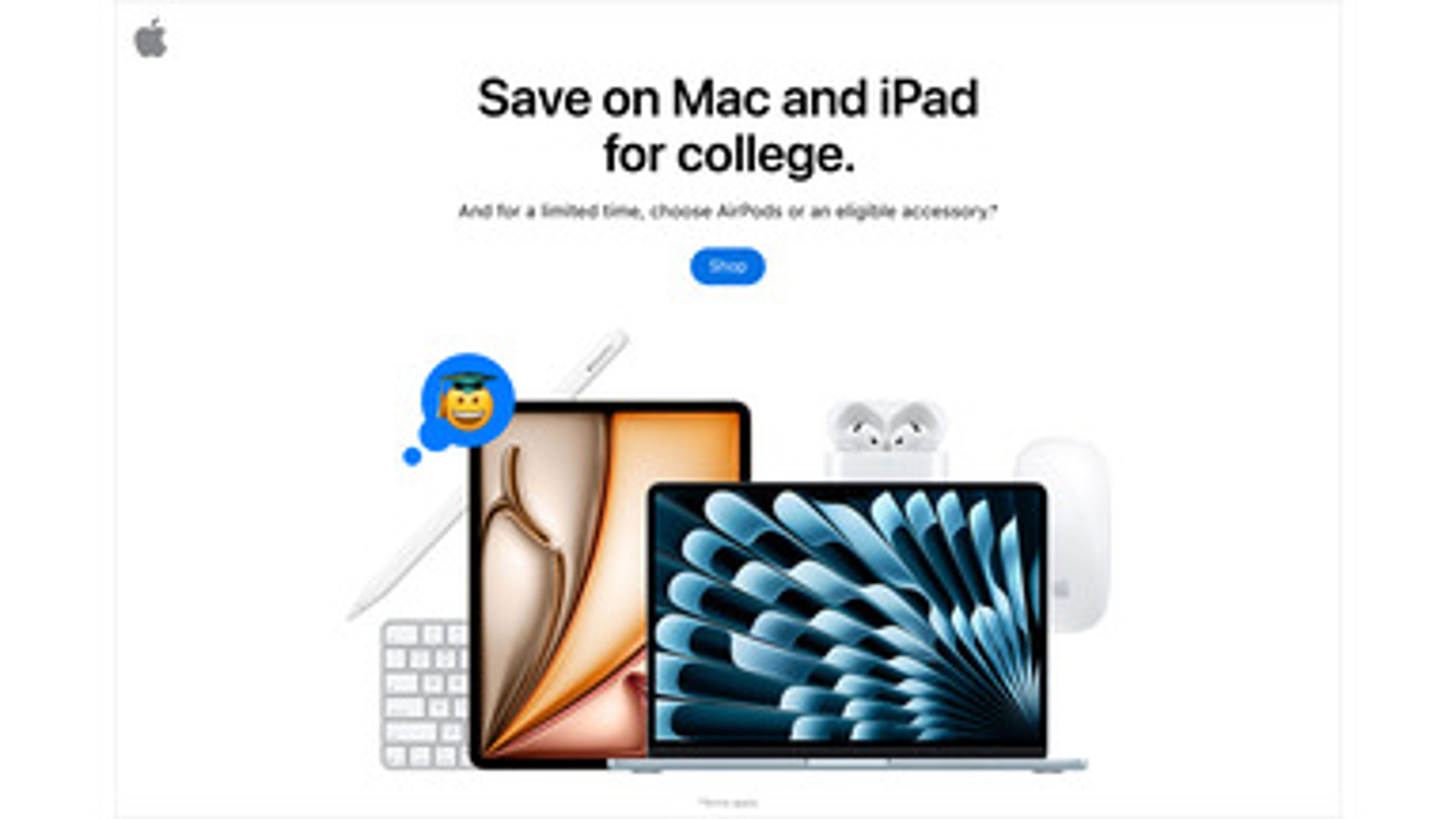 A banner image of Apple Thailand region offer for Students.