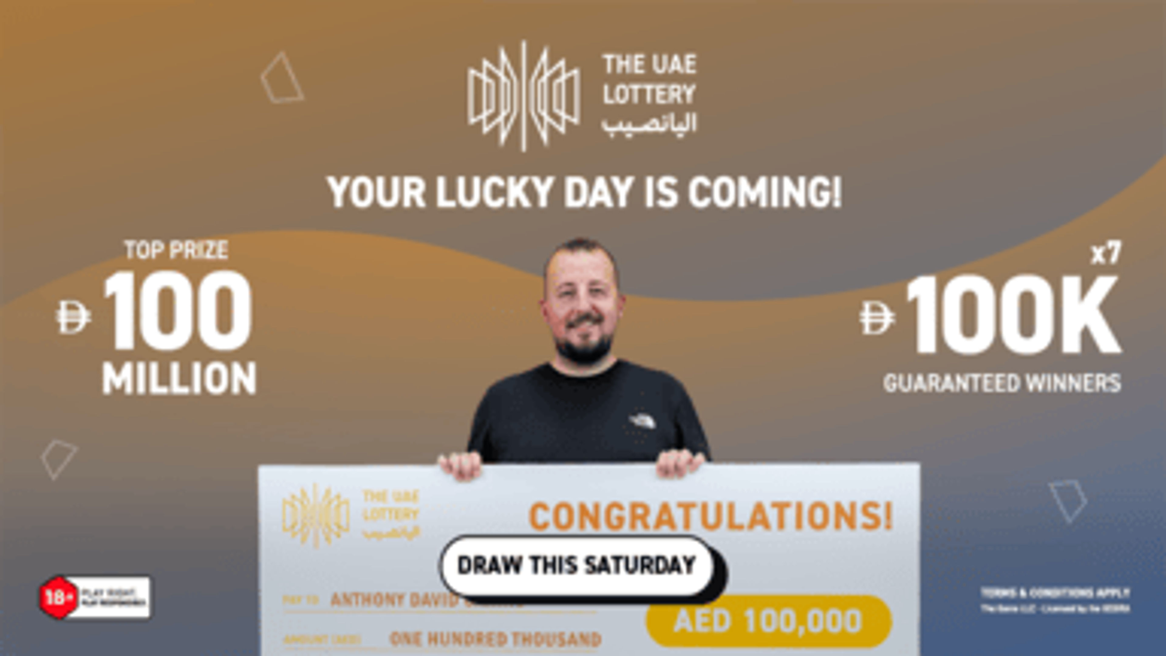 Updated banner image of The UAE Lottery brand.