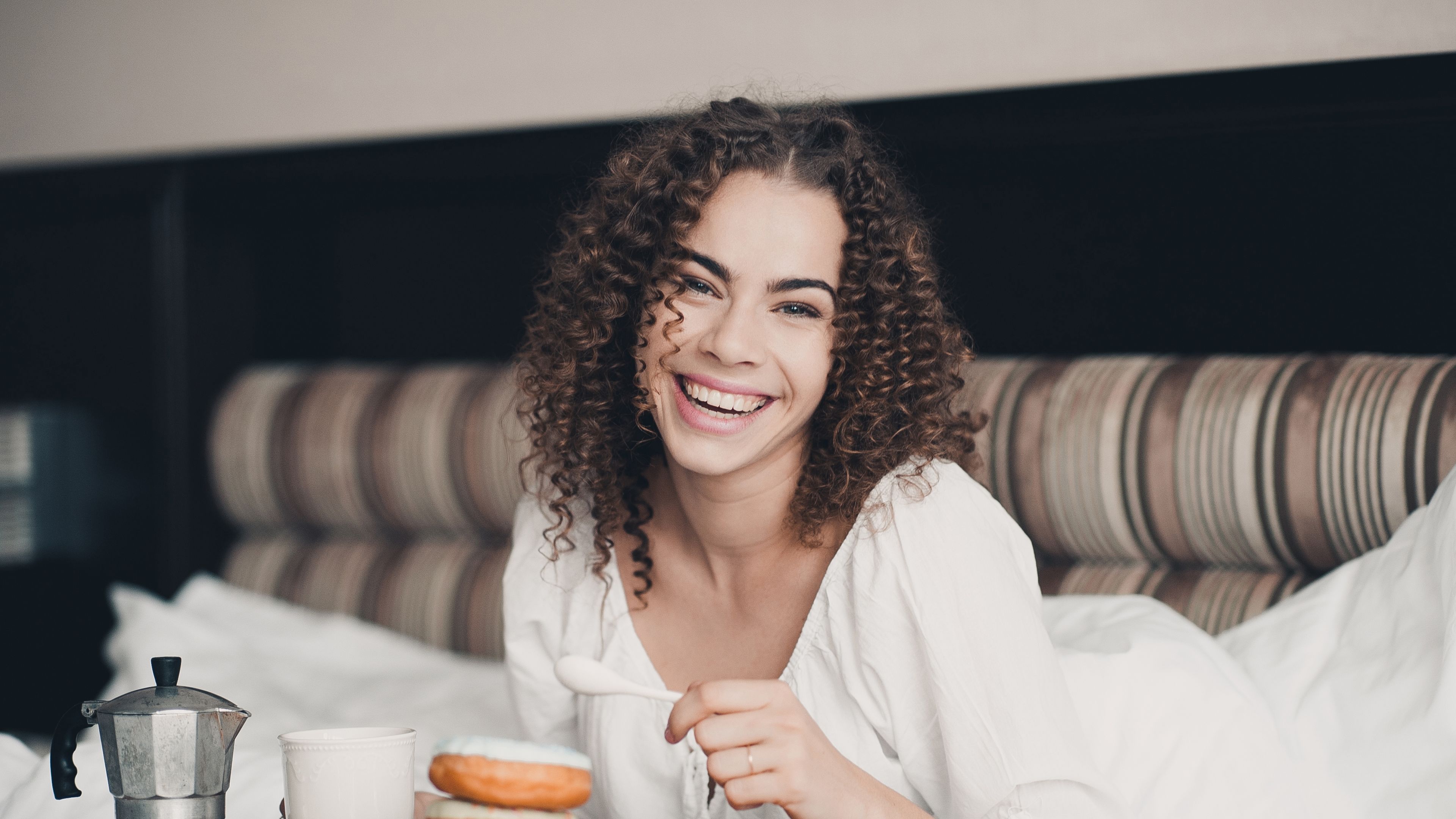 Woman eating  