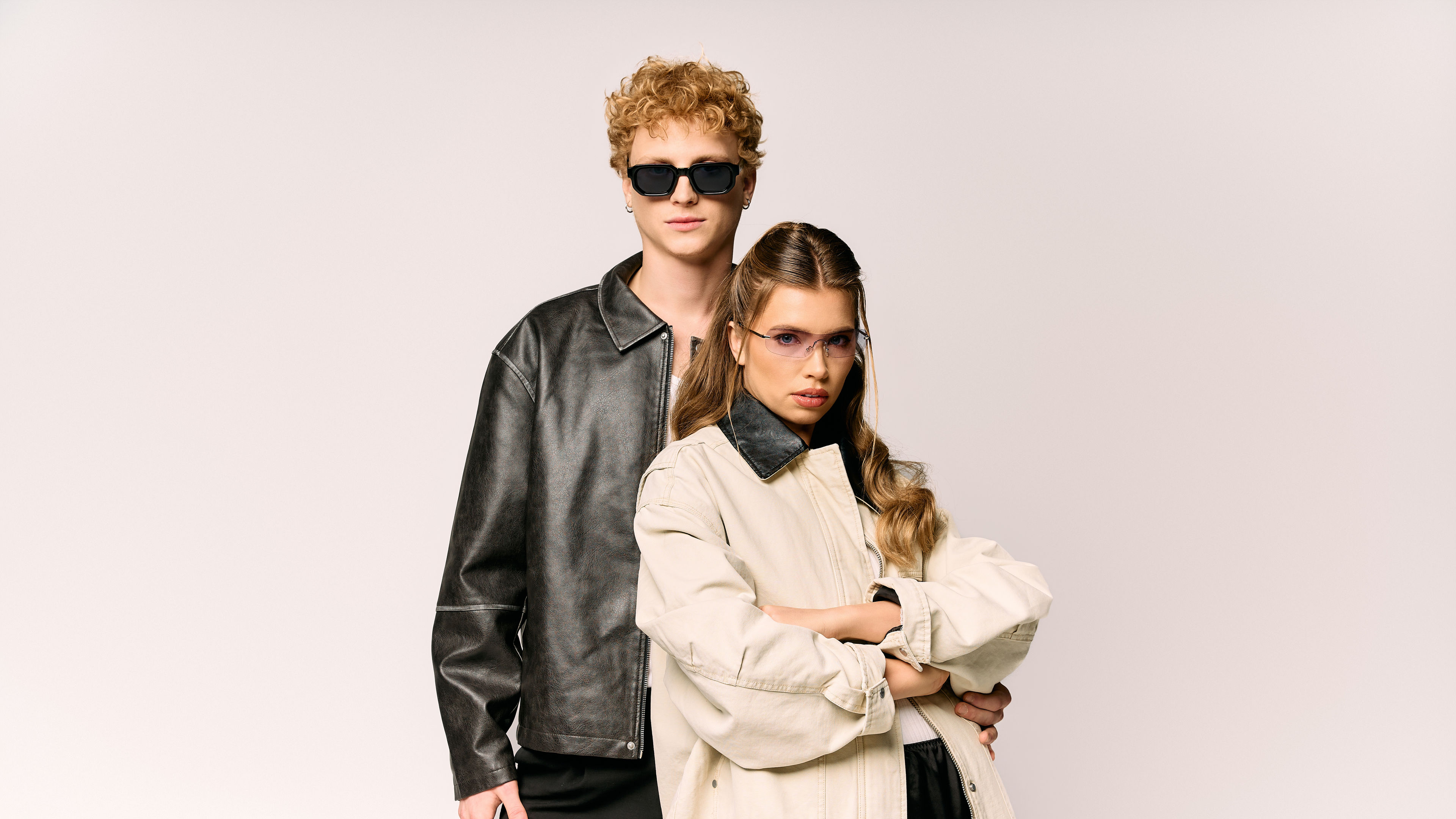 Young couple posing 