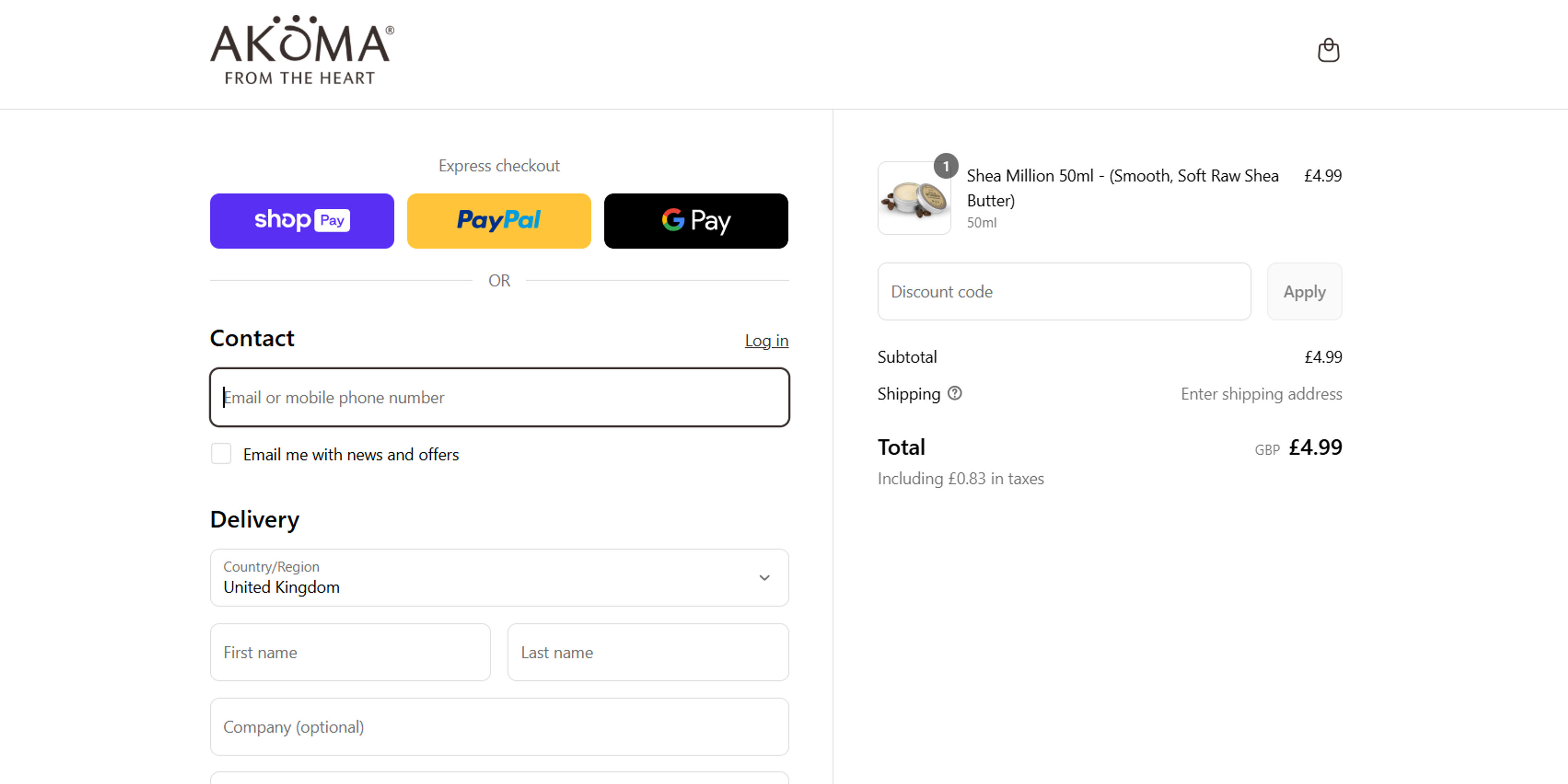 How to use Coupon for Akoma