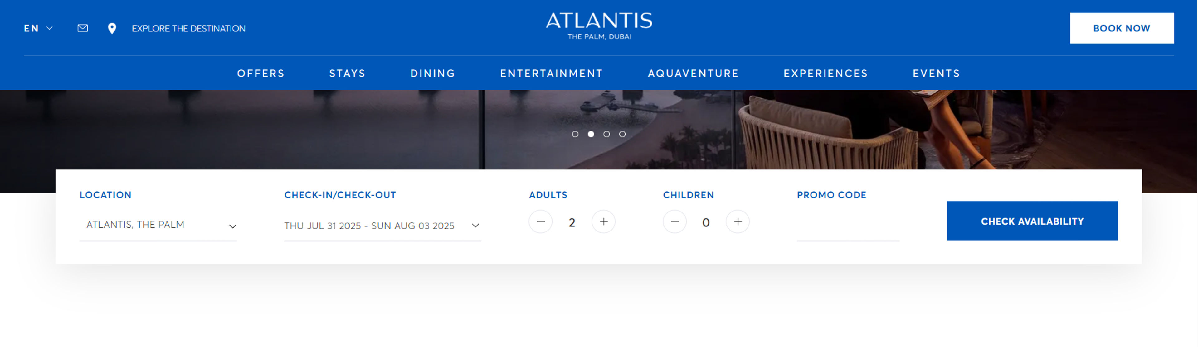 How to use Coupon for Atlantis The Palm