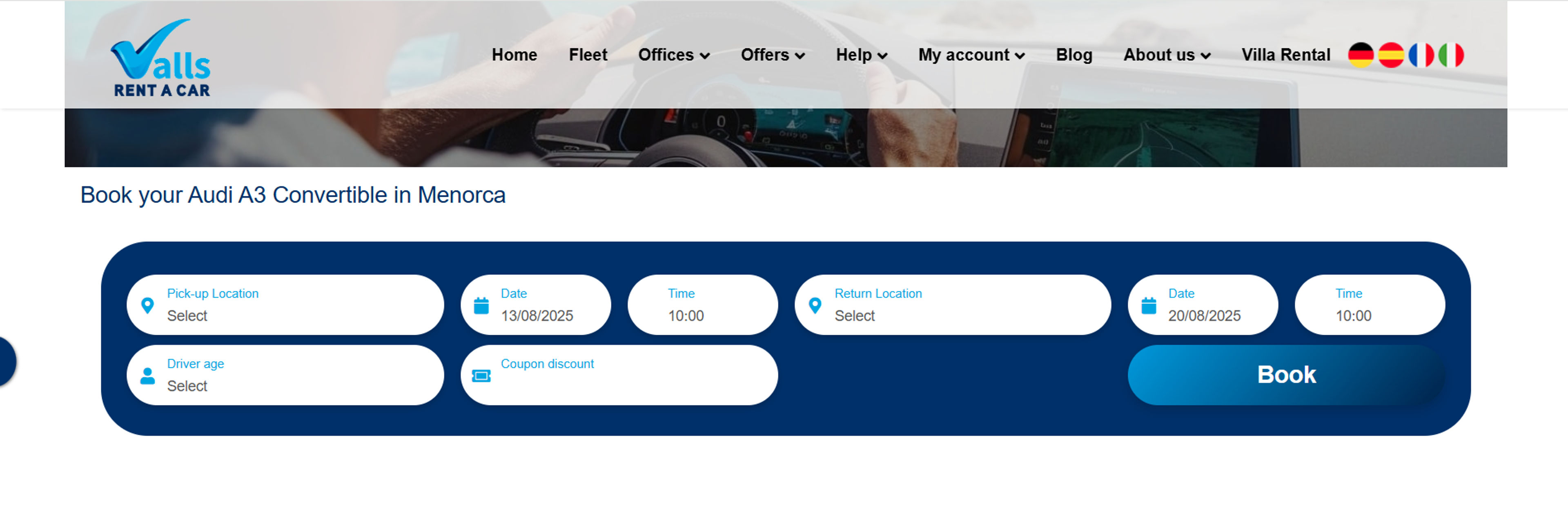 How to use Coupon for Autos Valls