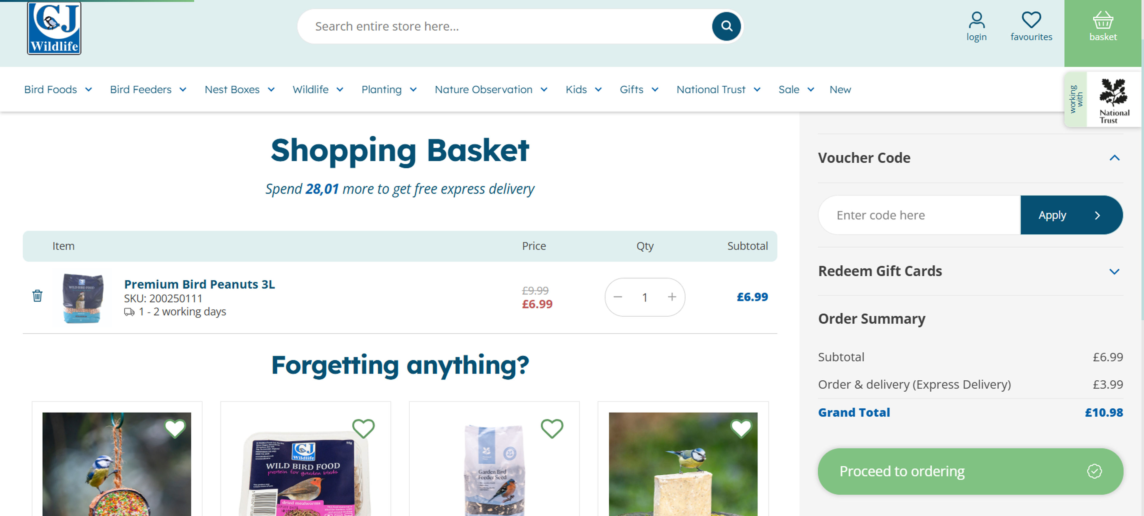 How to use Coupon for Birdfood.co.uk