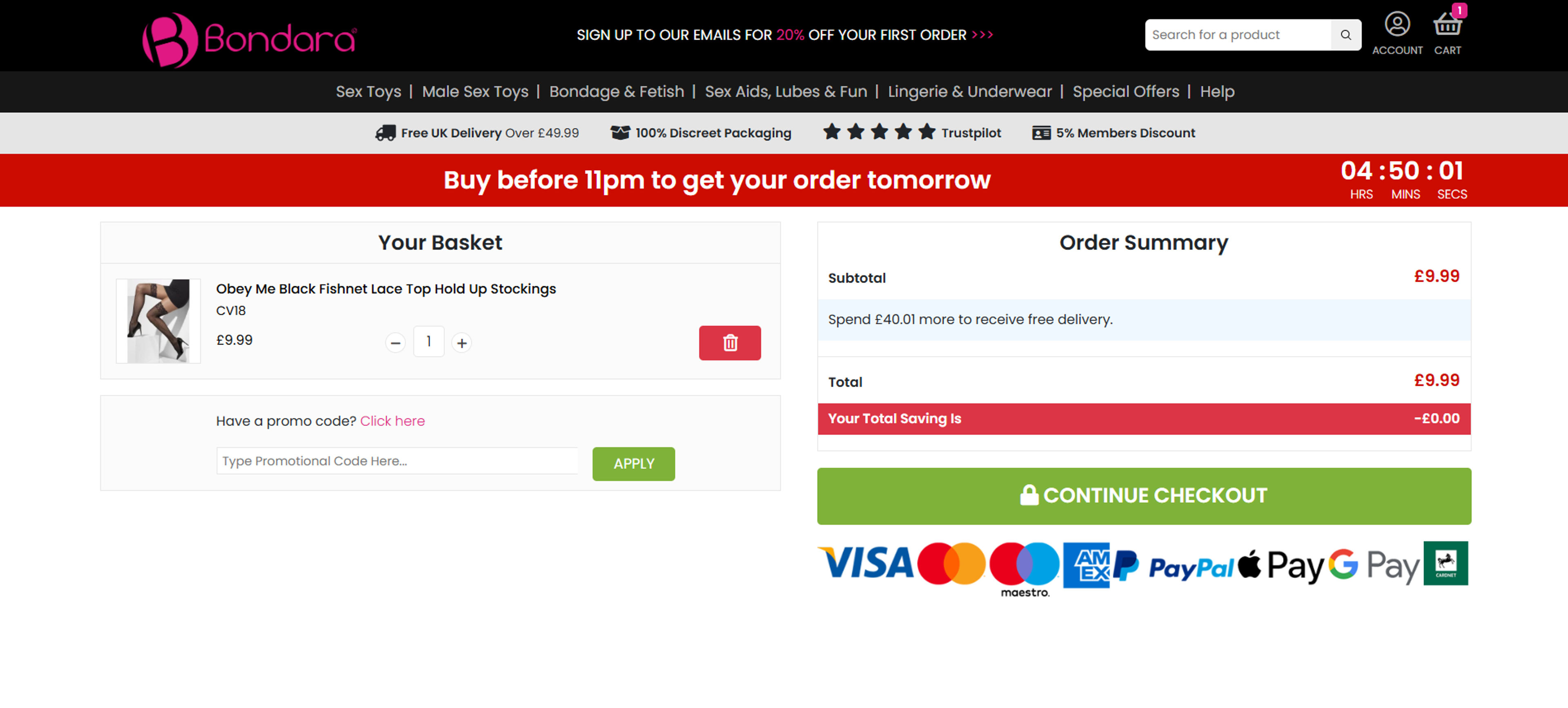 How to use Coupon for Bondara