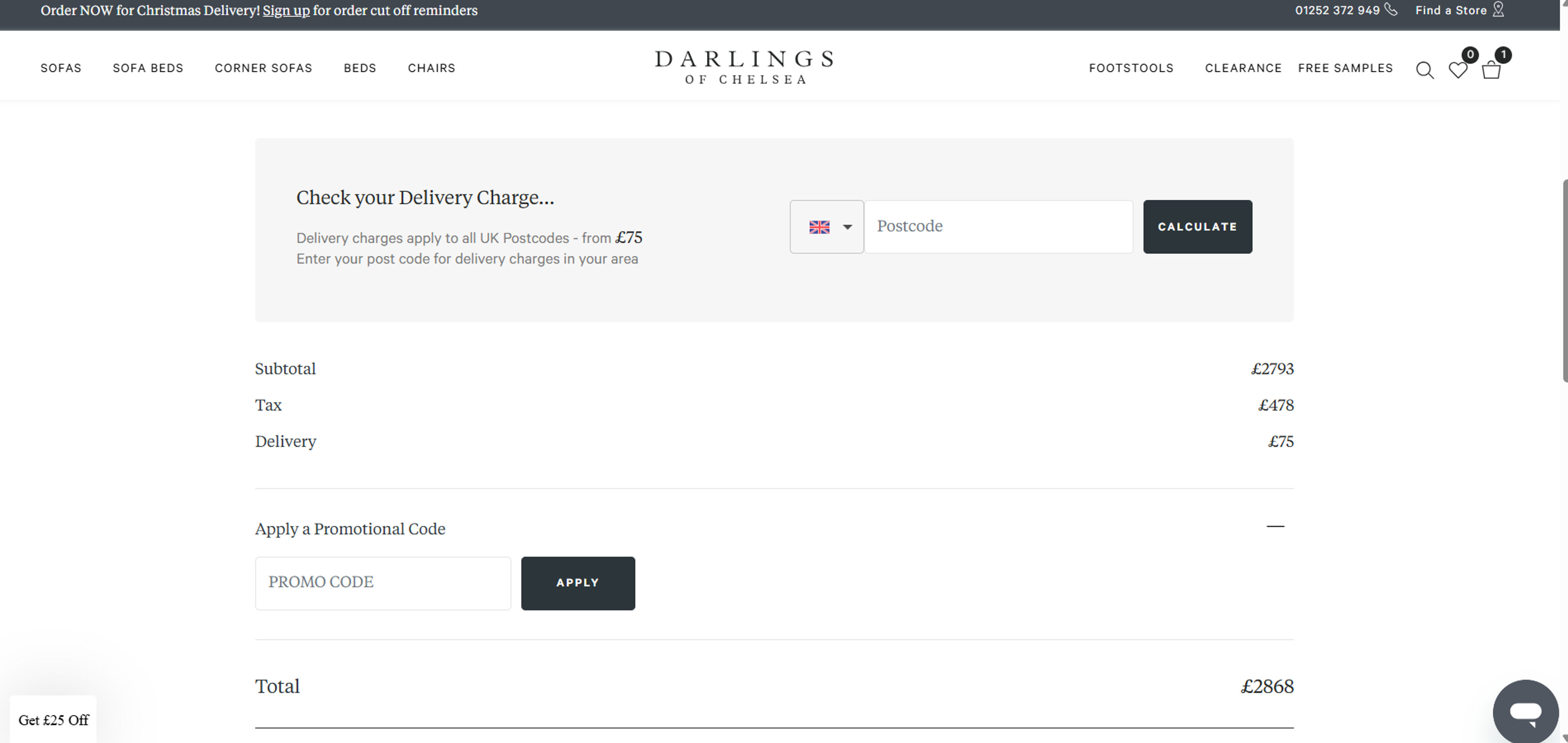 How to use coupon for  Darlings of Cheslea