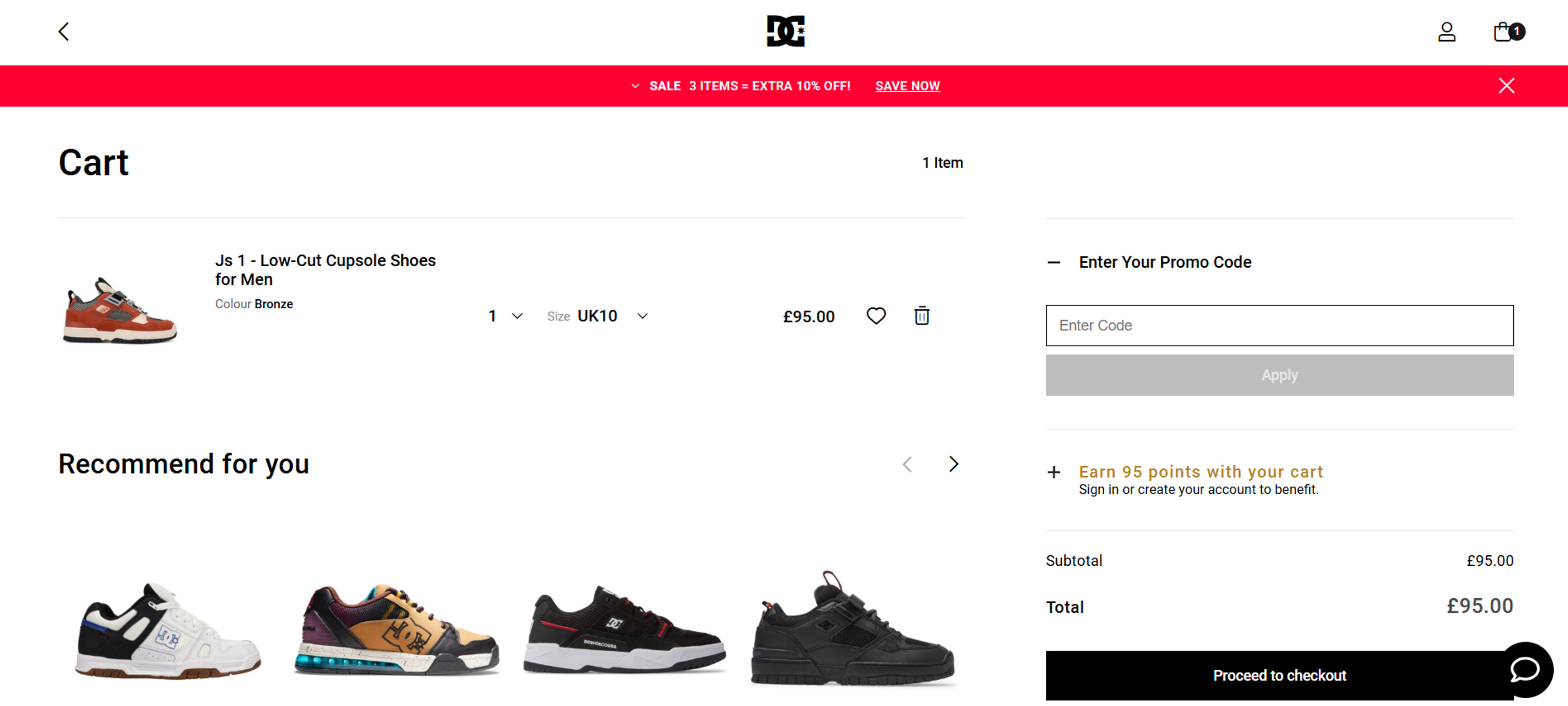 How to use Coupon for DC Shoes