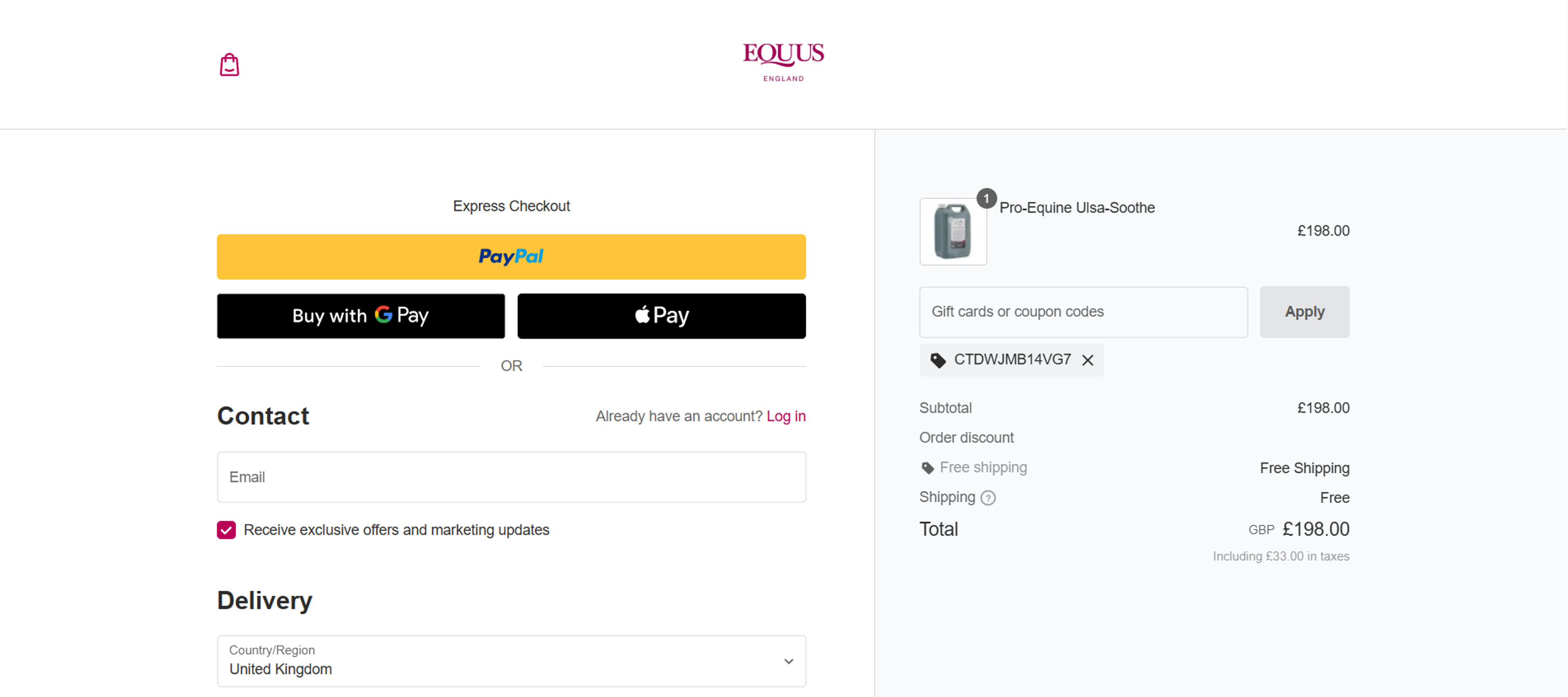 How to use Coupon for Equus