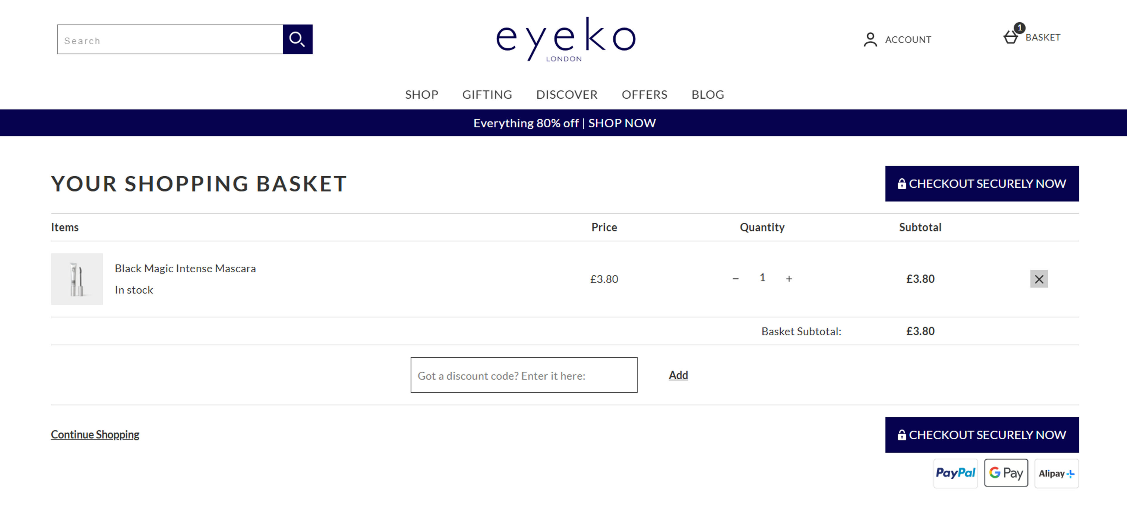 How to use Coupon for Eyeko