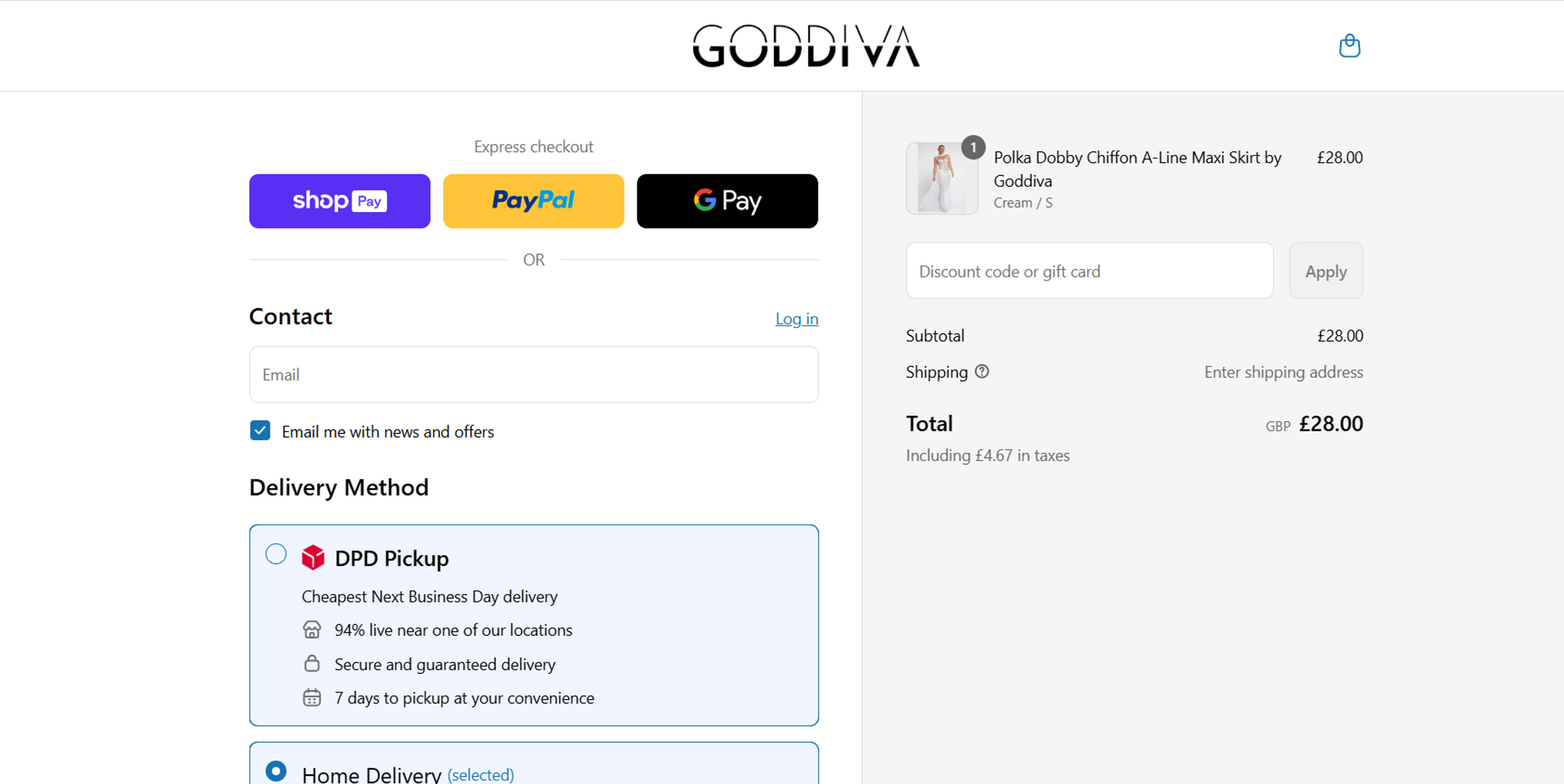 How to use Coupon for Goddiva