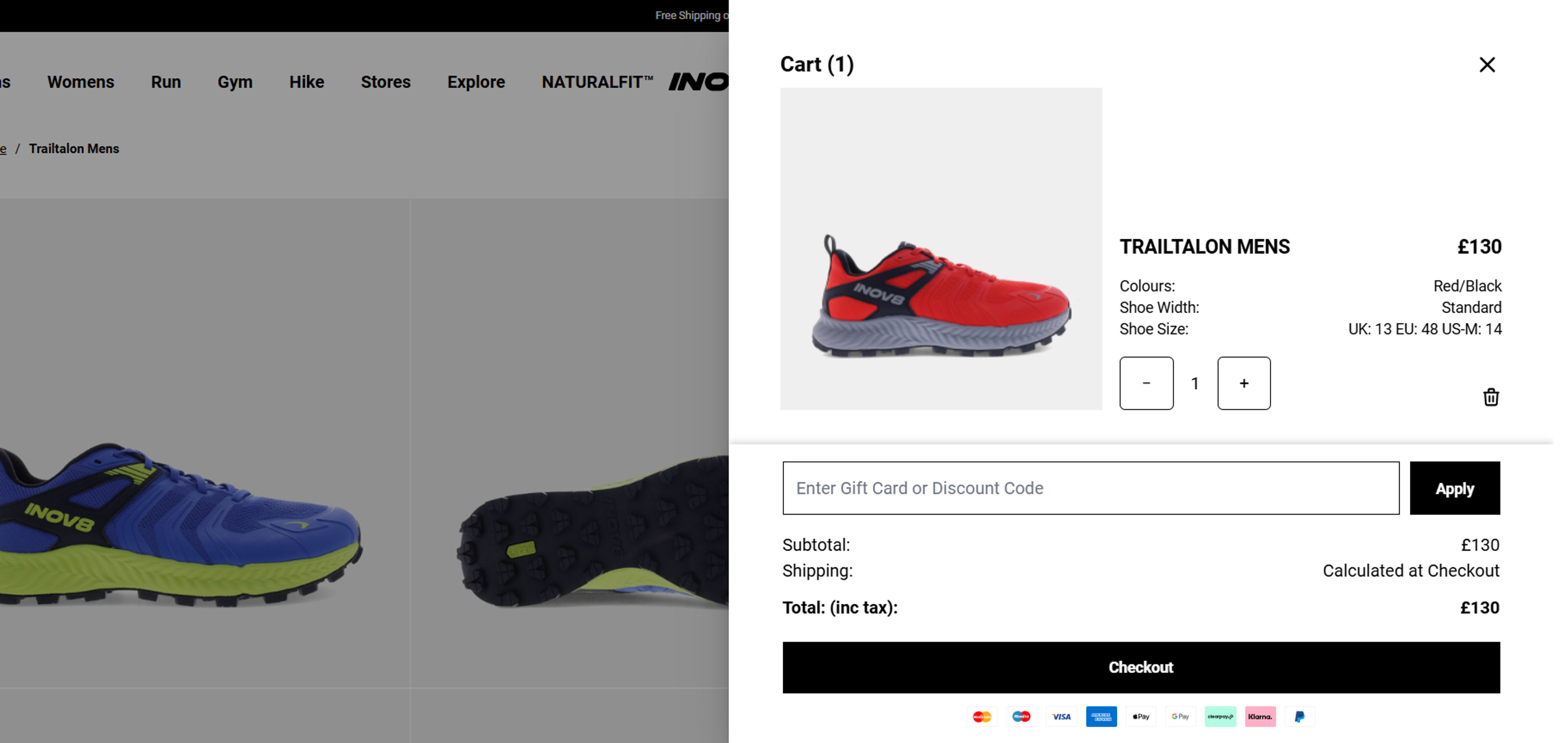 How to use Coupon for INOV8