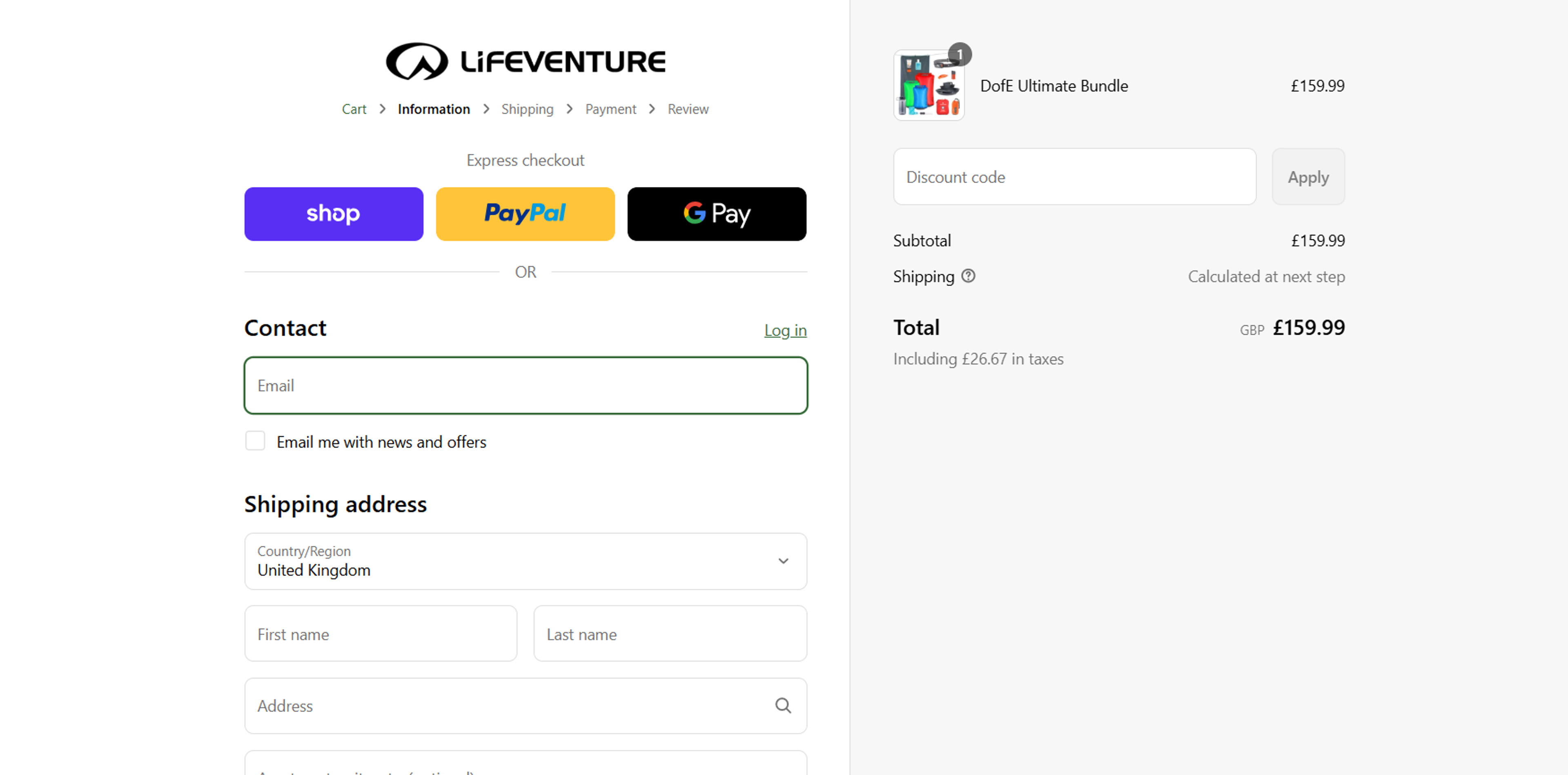 How to use Coupon for Lifeventure