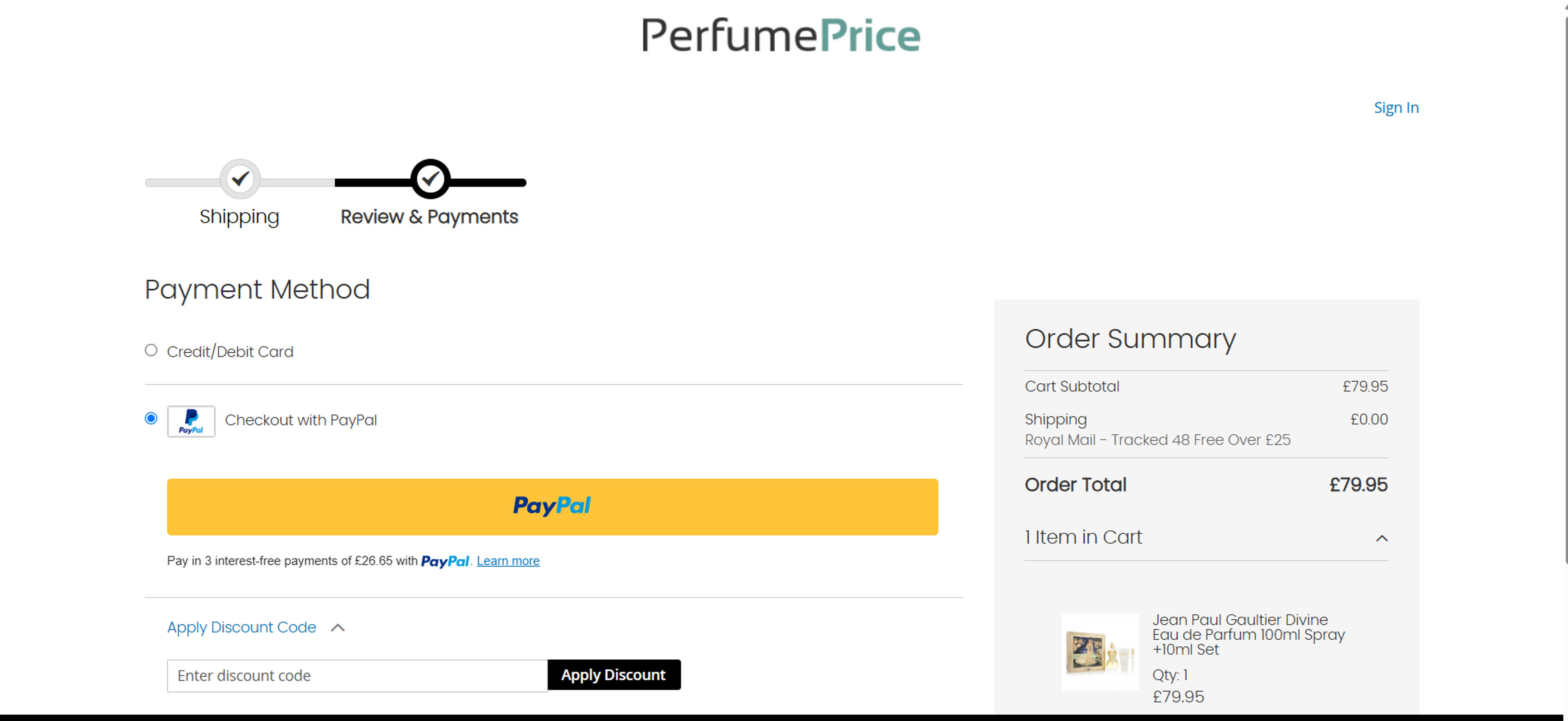 How to use coupon for  Perfume Price