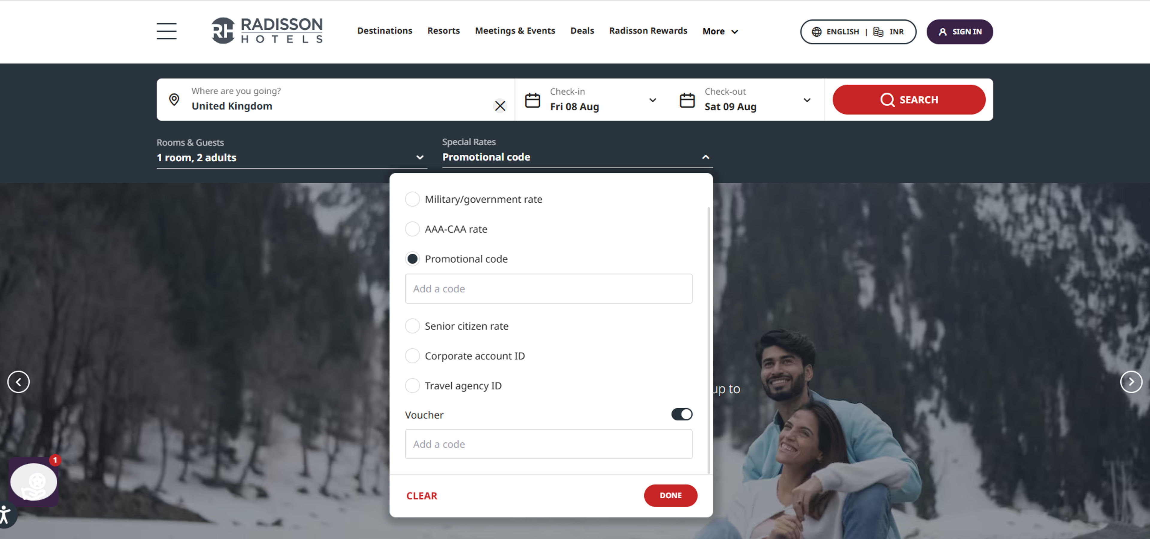 How to use Coupon for Radisson Hotels