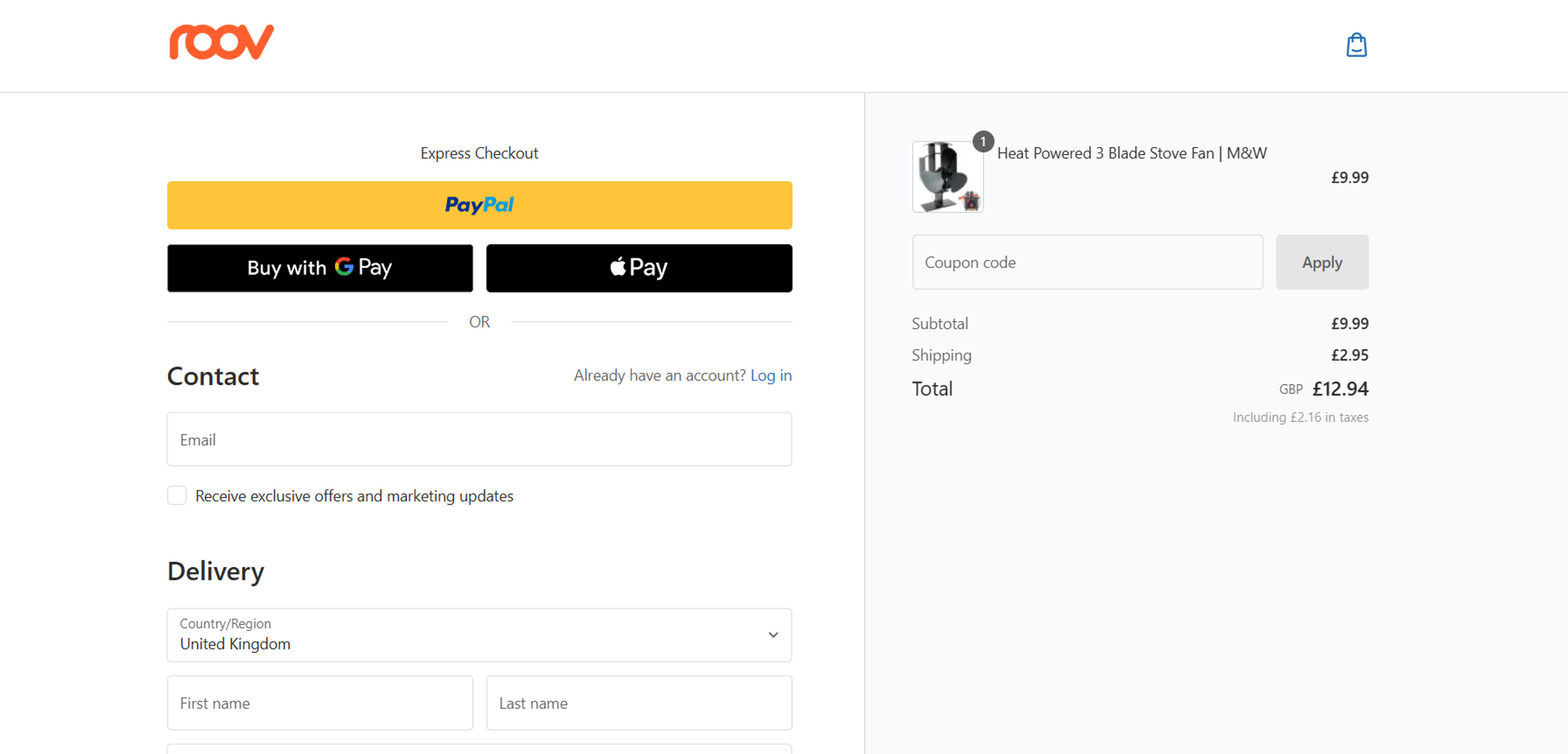 How to use Coupon for Roov