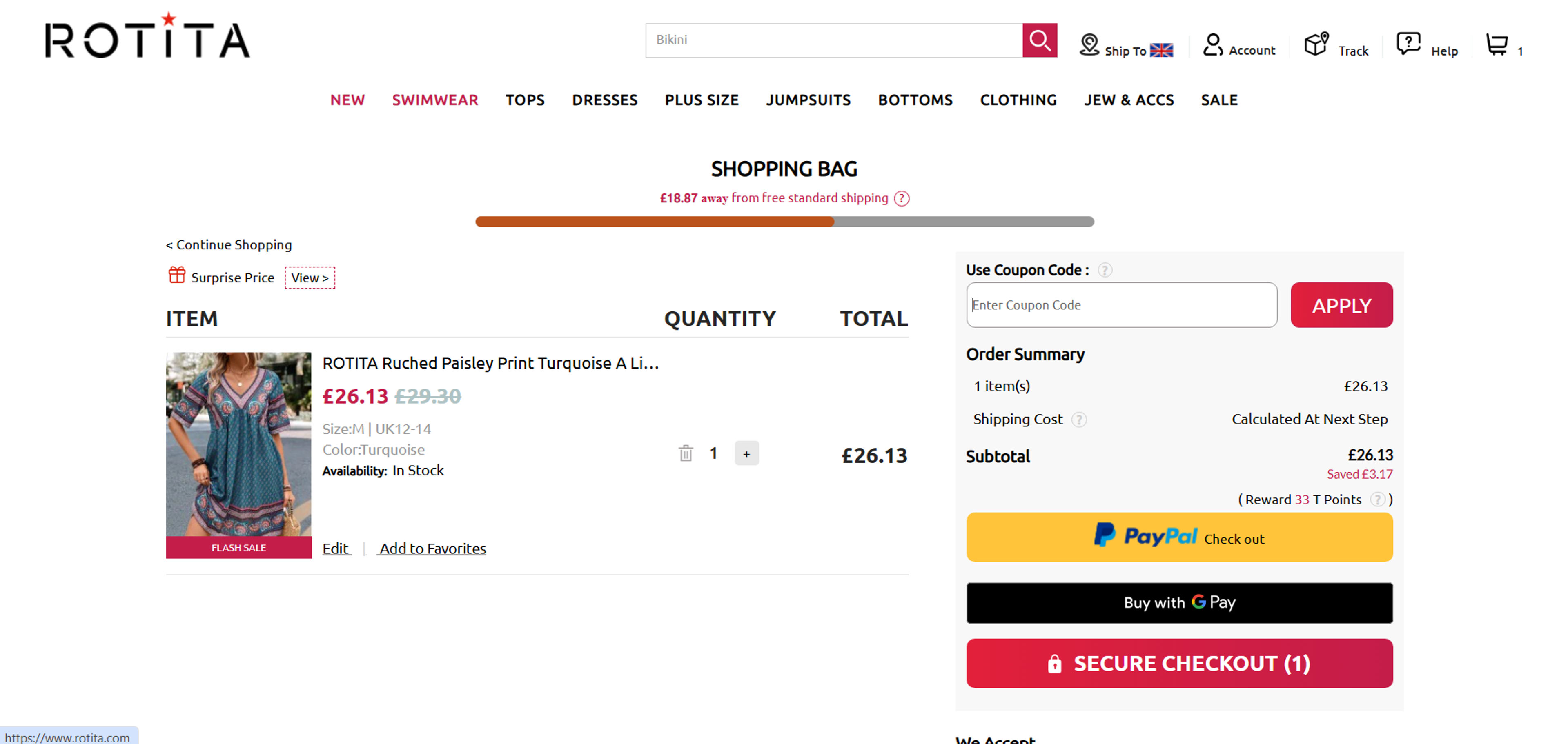How to use coupon for Rotita