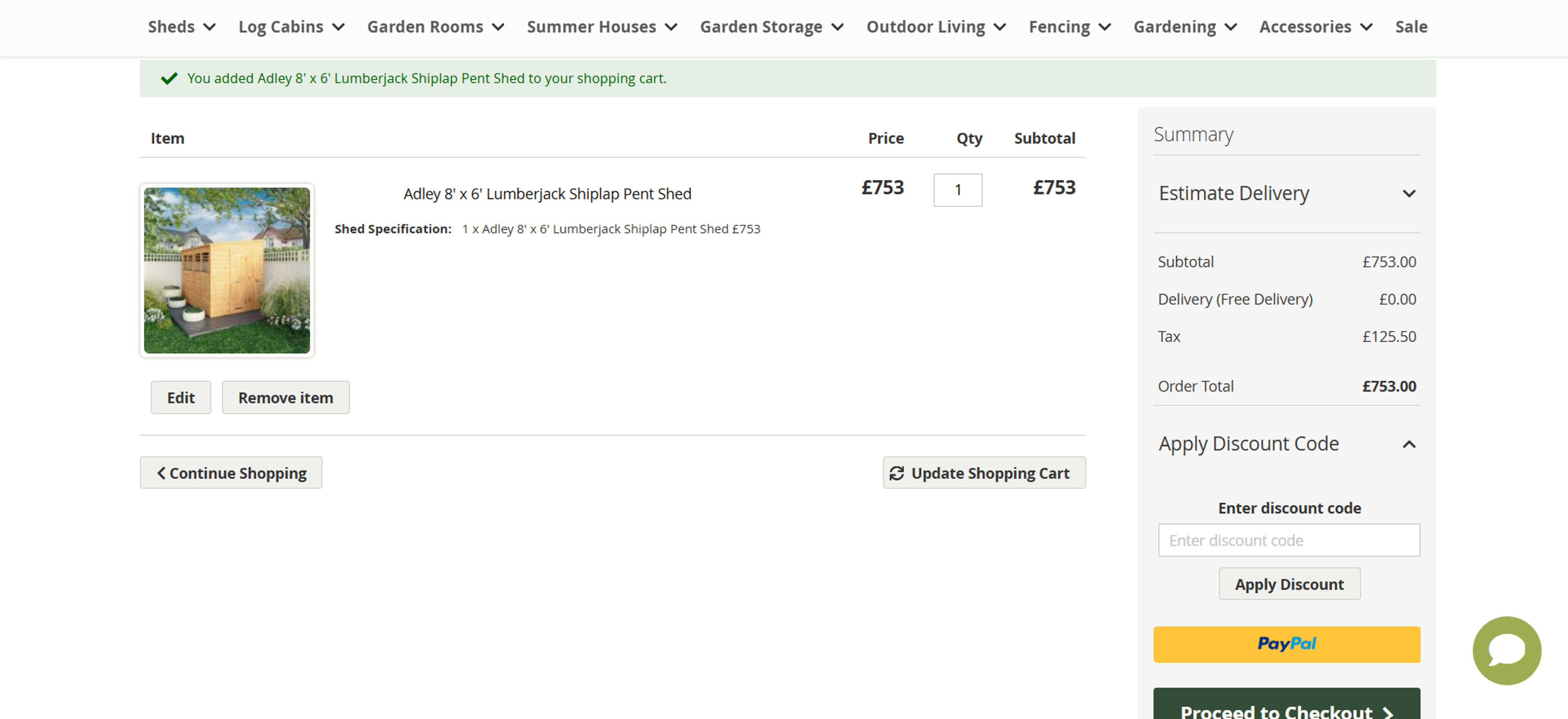 How to use Coupon for Sheds.co.uk