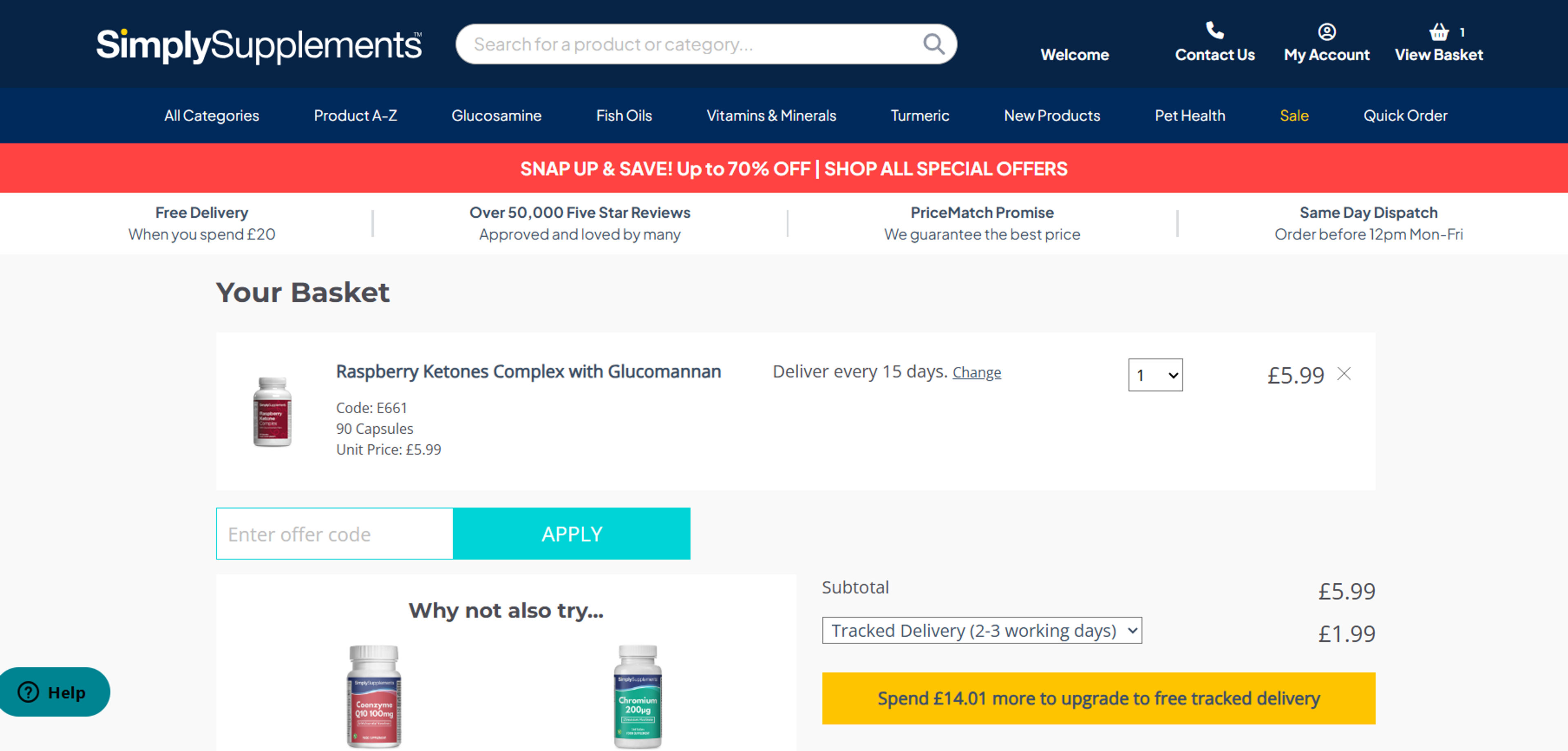 How to use Coupon for Simply Supplements