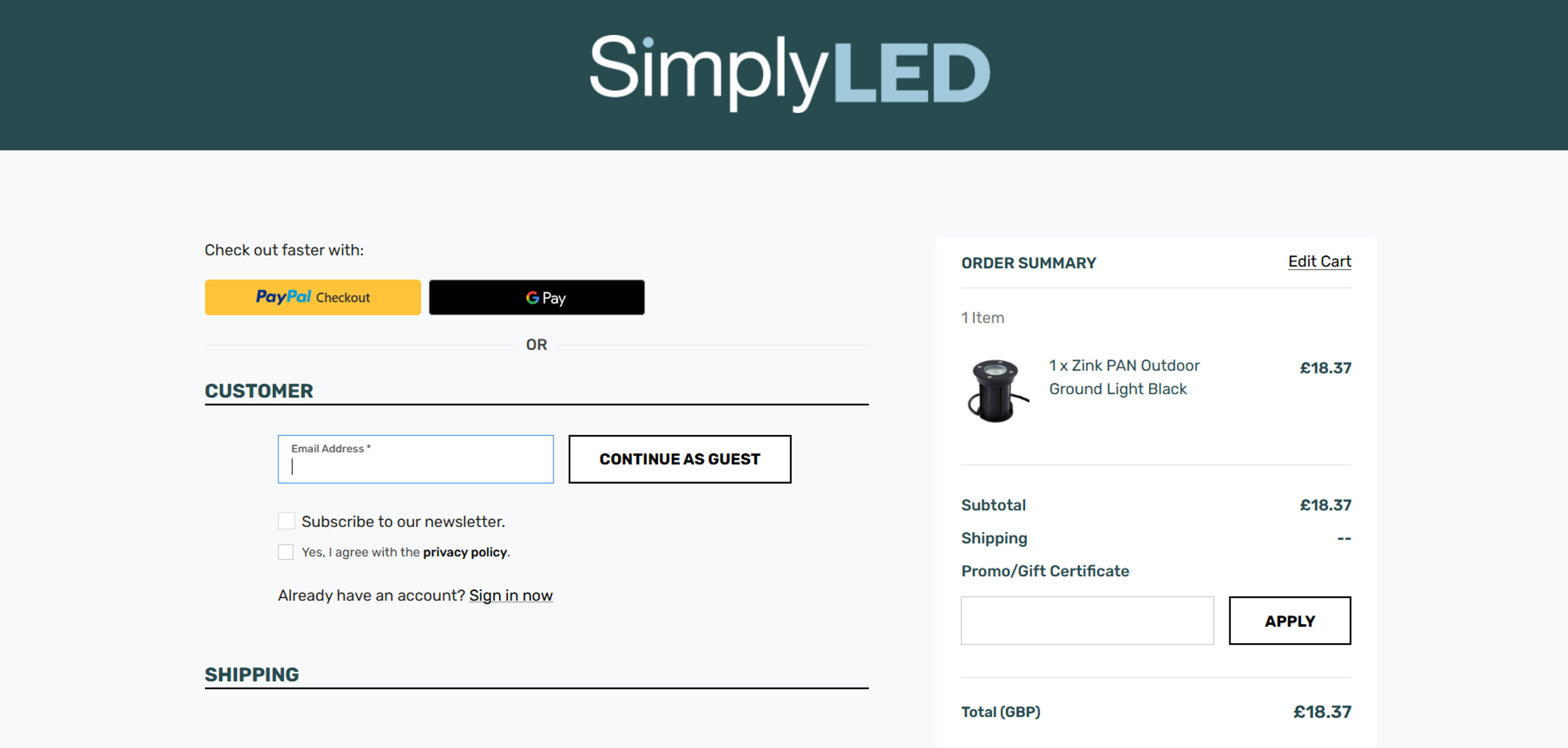 How to use Coupon for SimplyLED