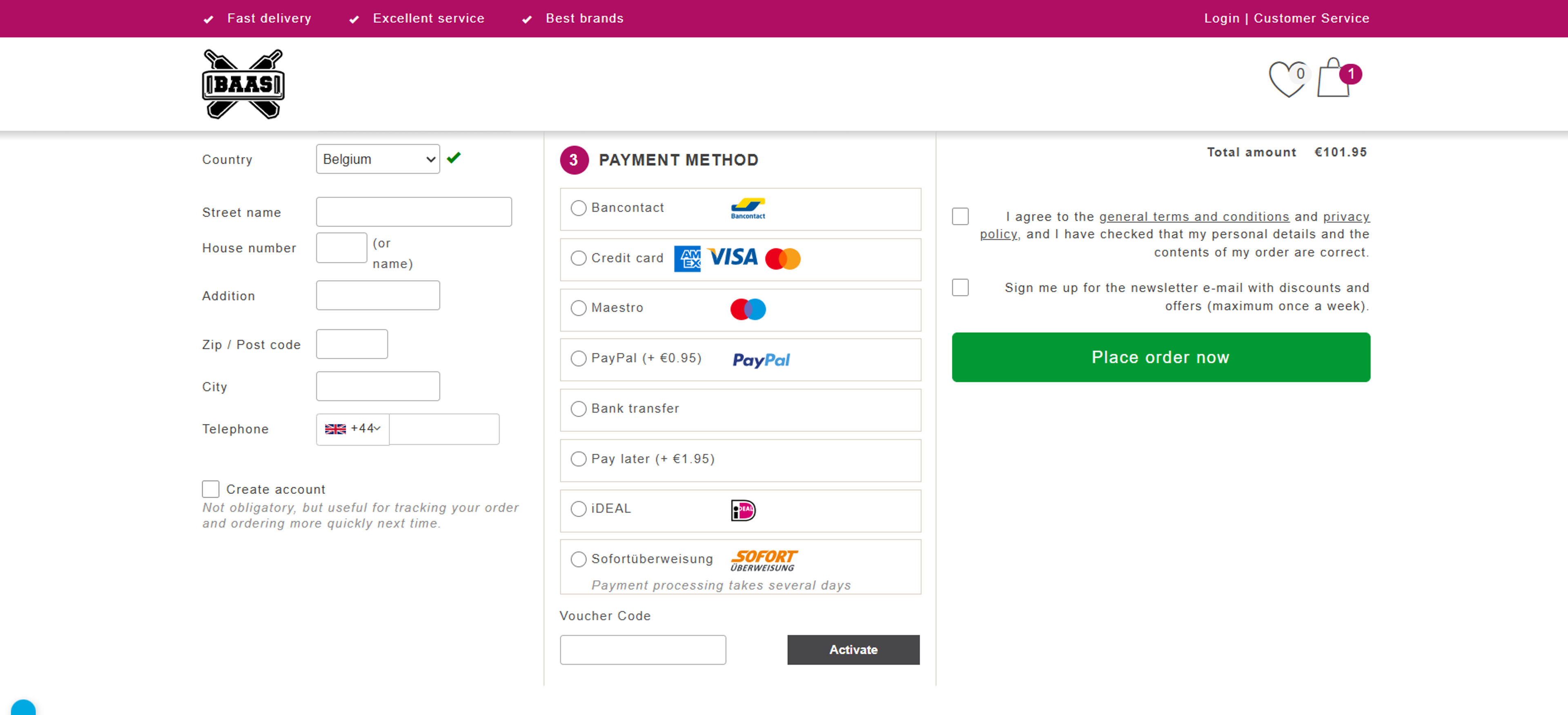 How to use Coupon for SneakerBAAS