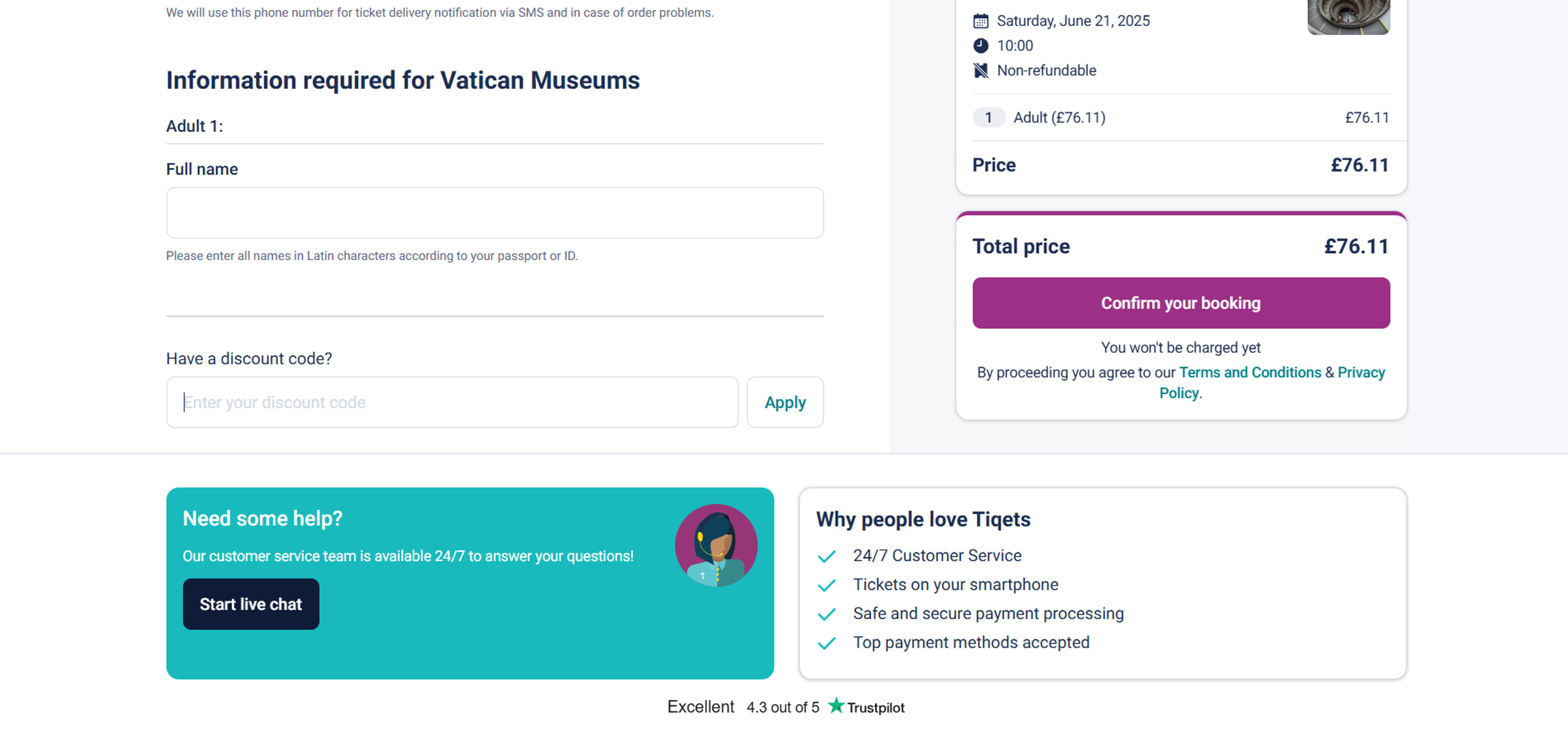 How to use coupon for Tiqets